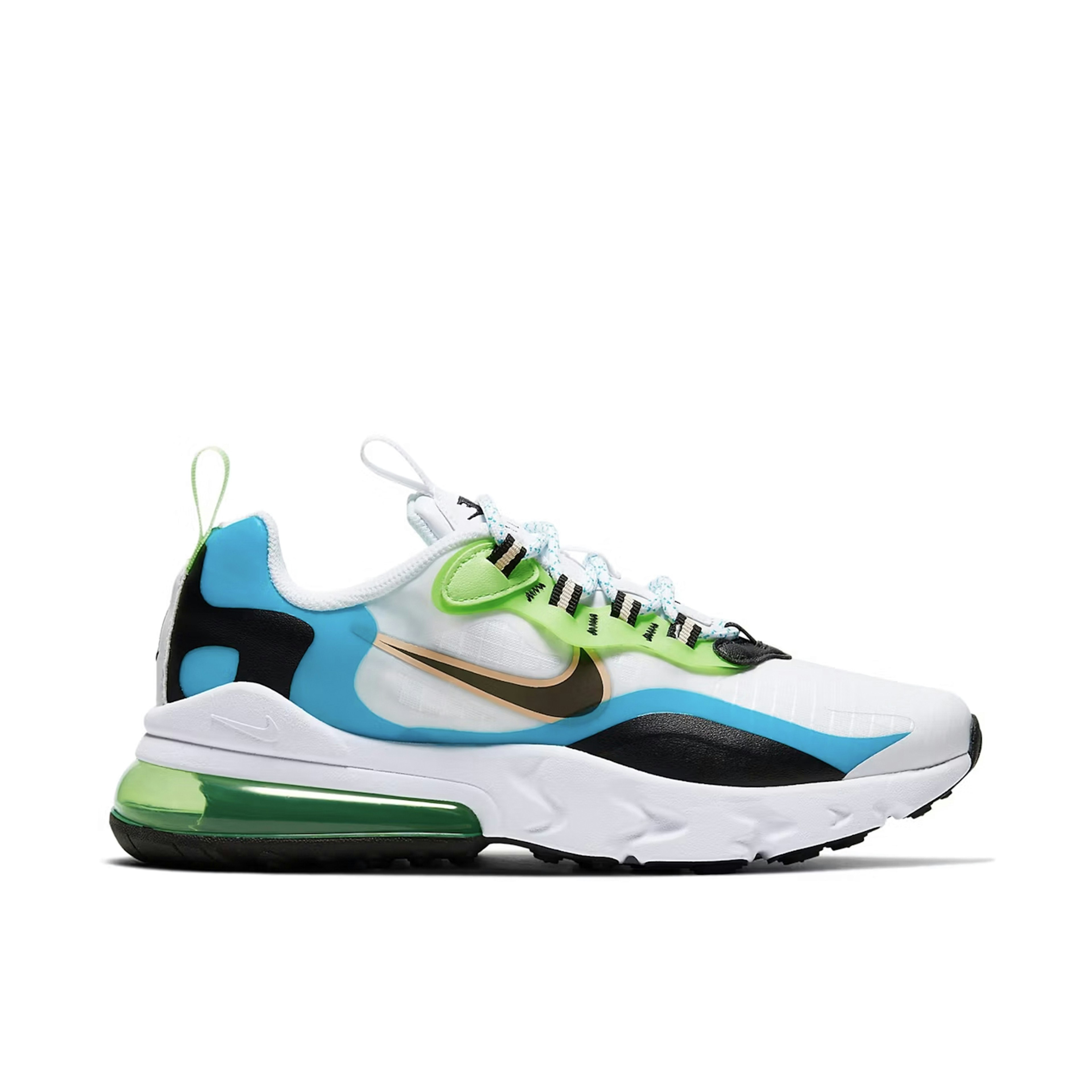 Nike Air Max 270 React Oracle Aqua Ghost Green GS