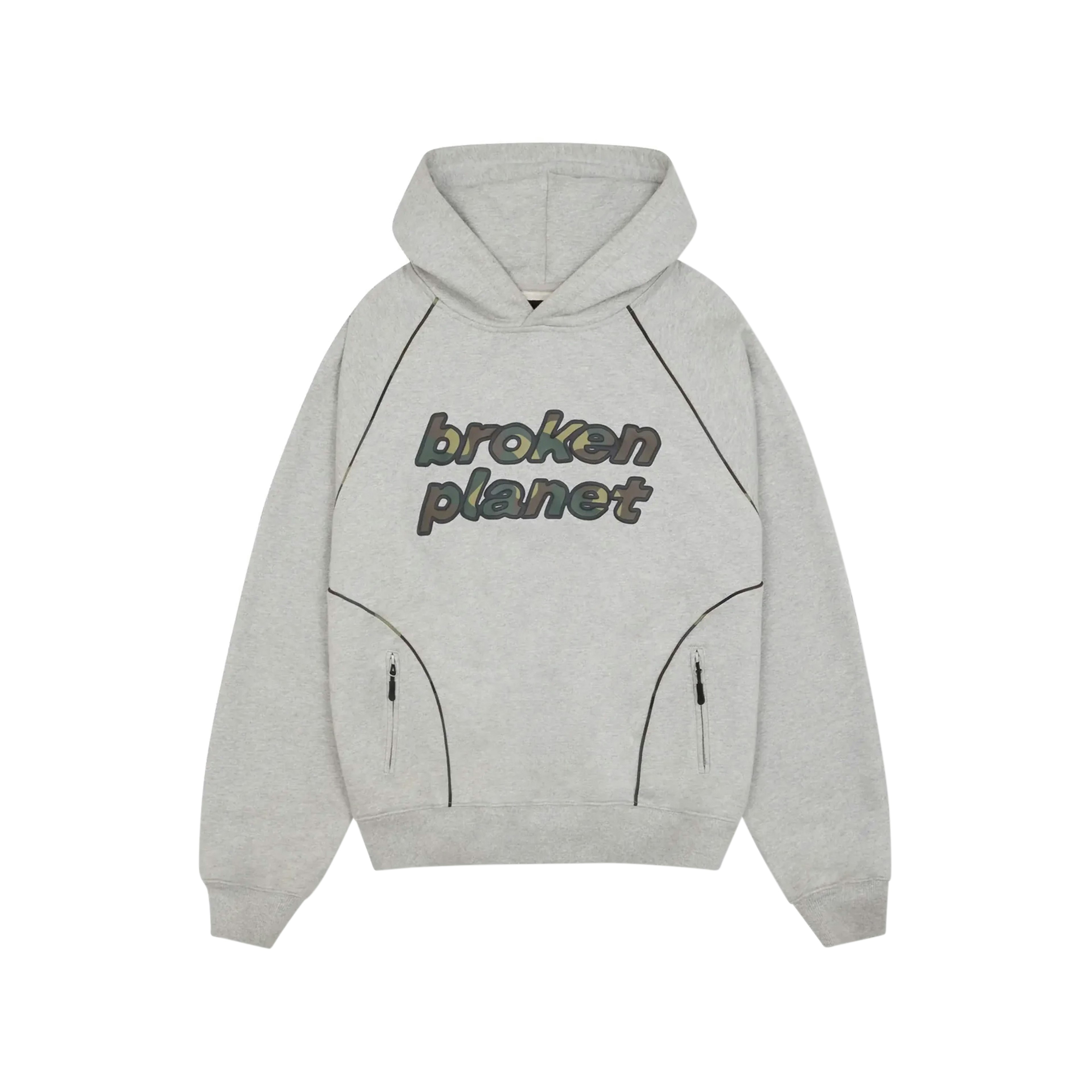 Broken Planet Performance Heather Grey Hoodie