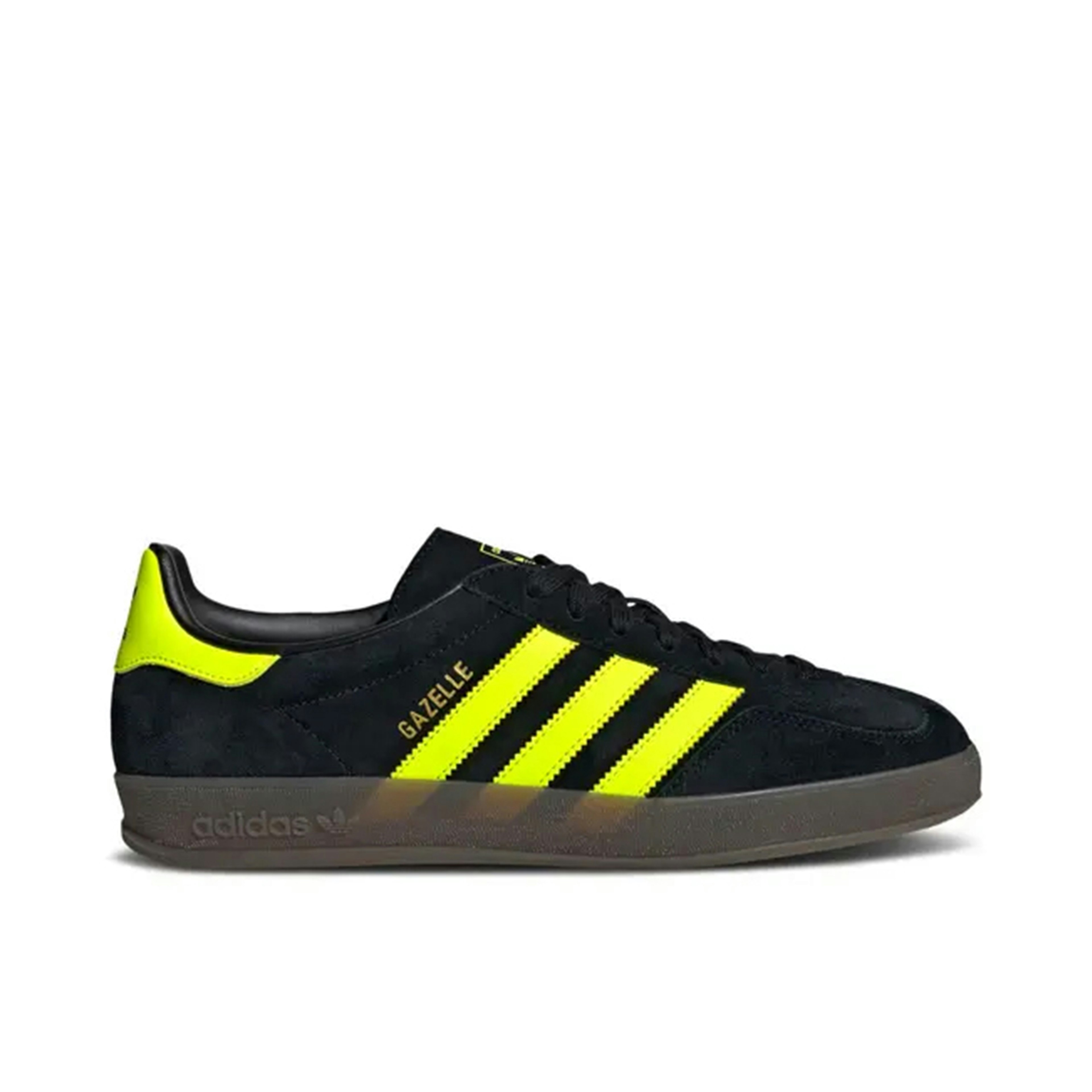 Adidas Gazelle Indoor Core Black Solar Yellow Cloud White