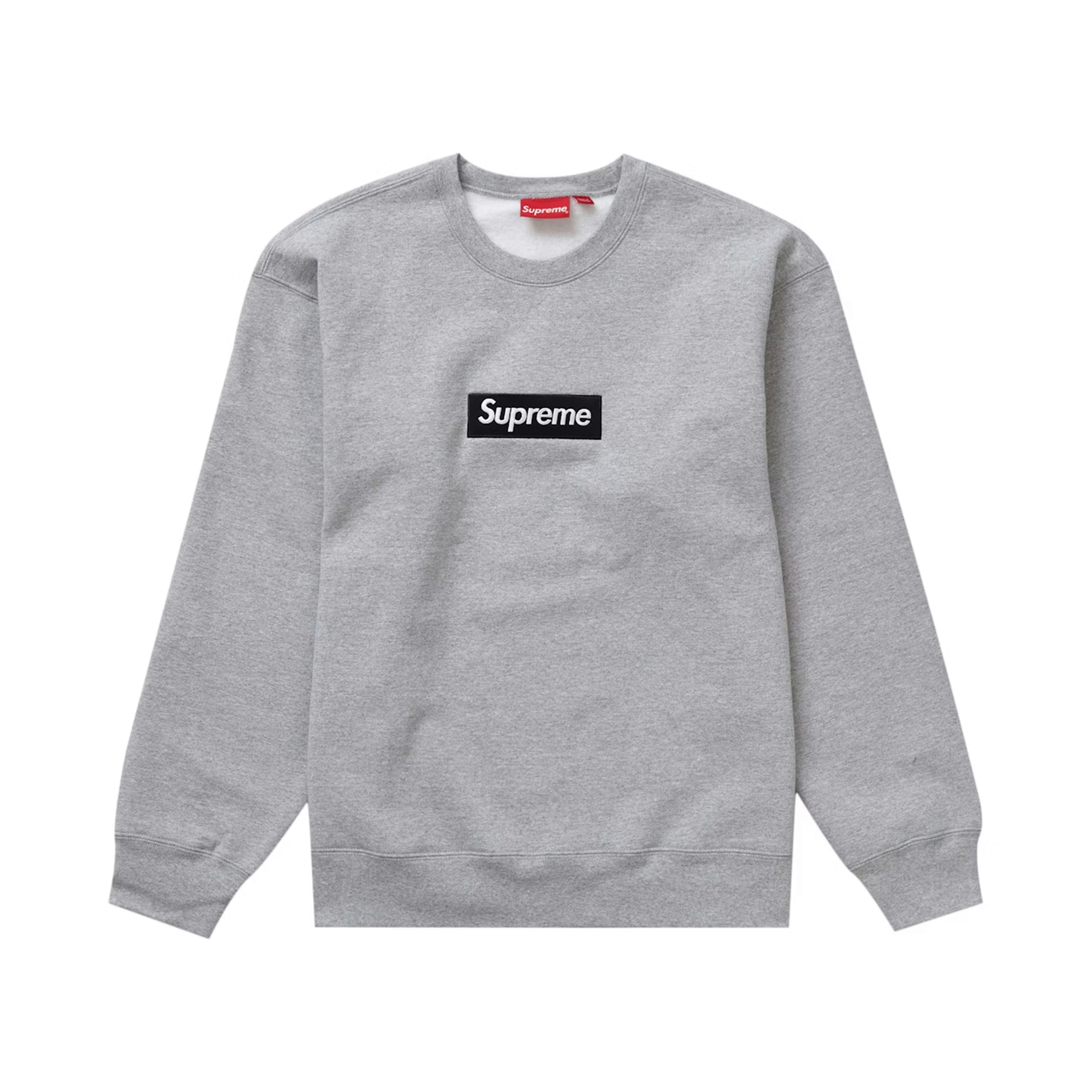 Supreme Box Logo Crewneck (FW22) Heather Grey