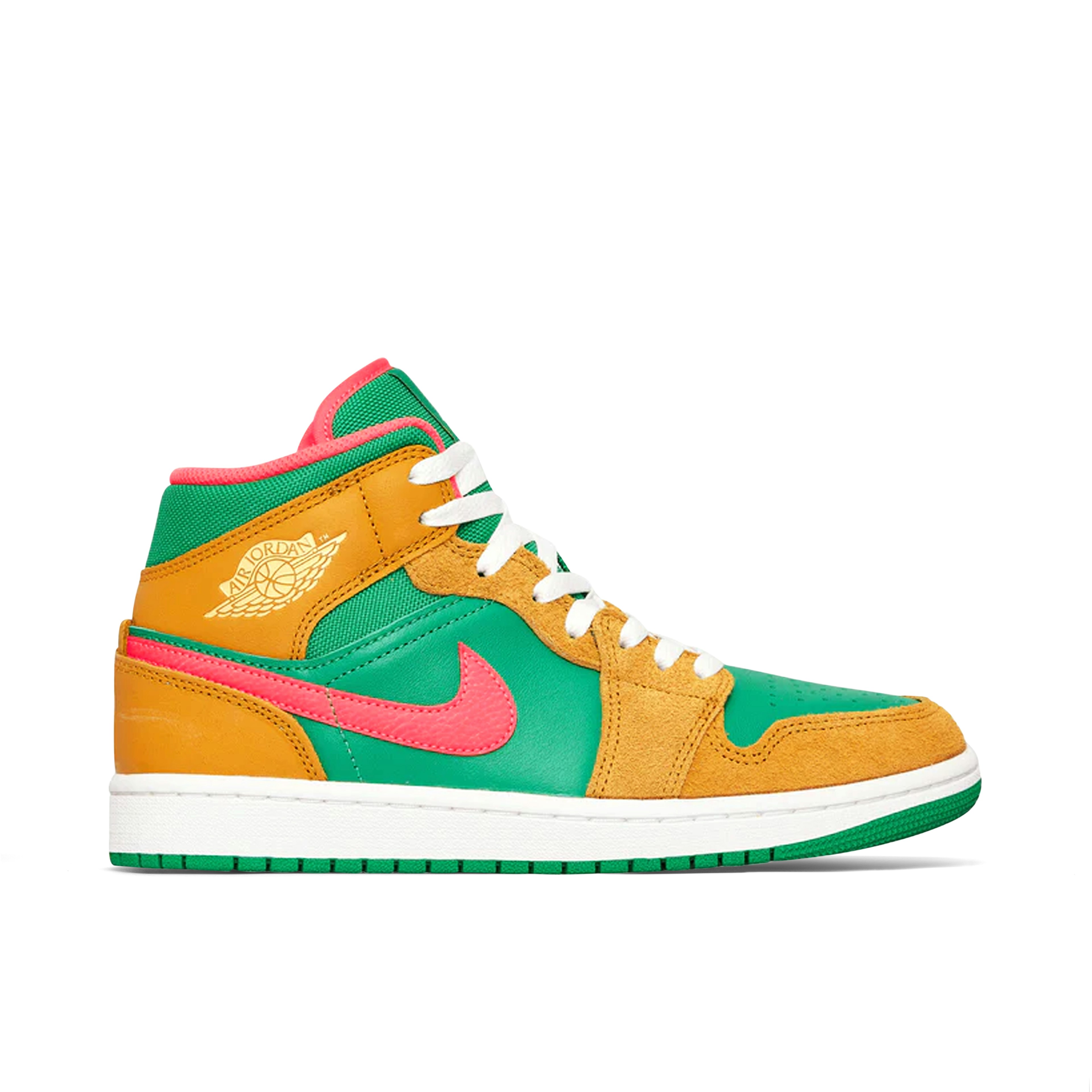 Air Jordan 1 Mid Wheat Watermelon