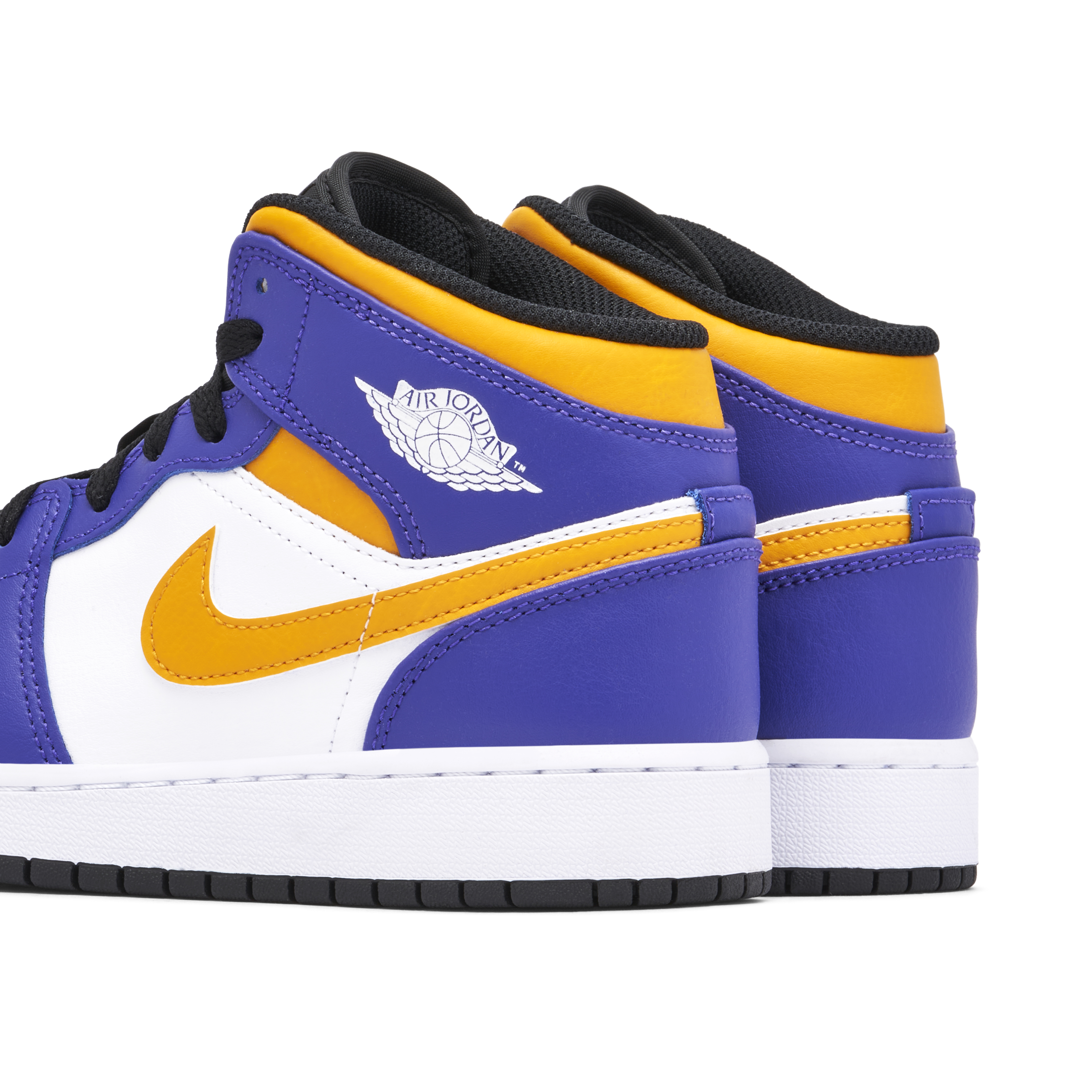 Nike Air Jordan 1 GS Mid Lakers Purple Gold AJ1 DQ8423-517 Size offers 7Y/Women’s 8.5