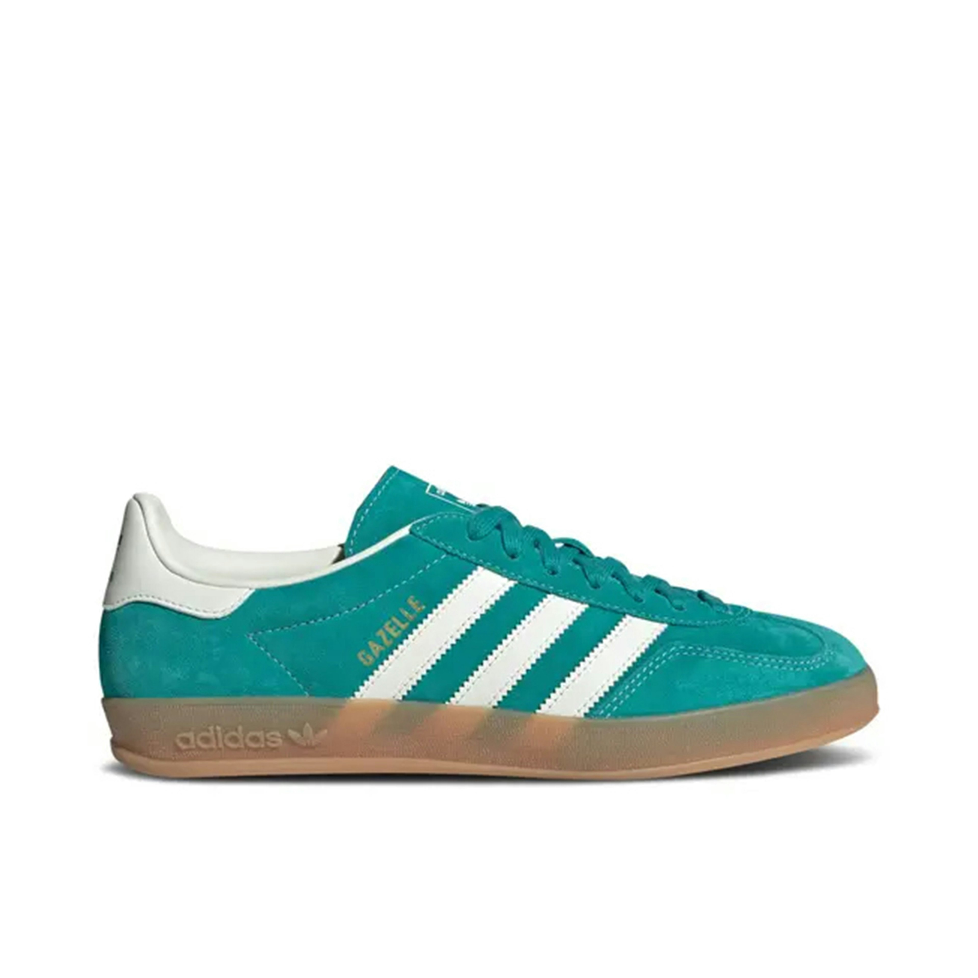 Adidas Gazelle Indoor Pure Teal Off White Gold Metallic