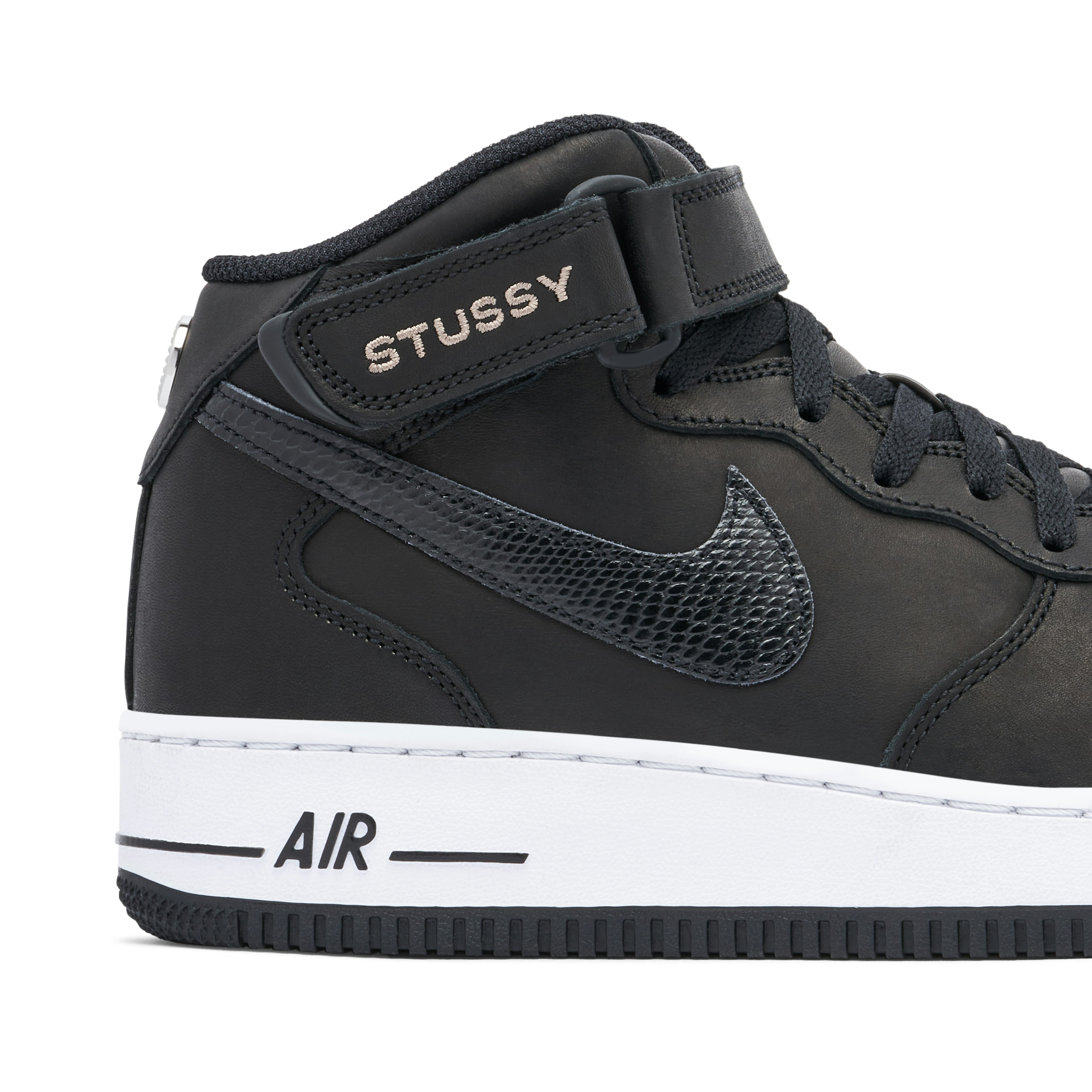 Stussy x Nike Air Force 1 Mid Black