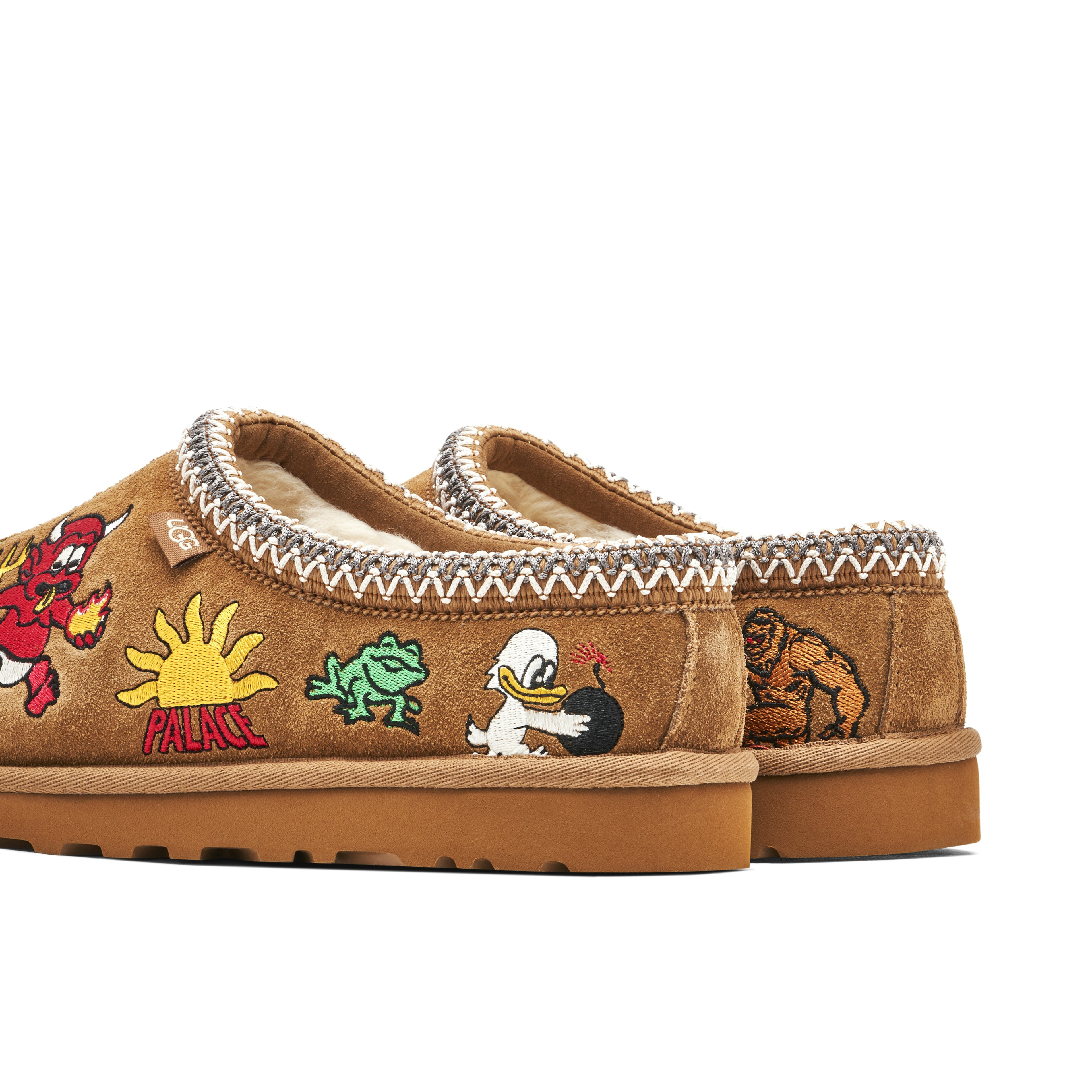 UGG x Palace Tasman Slipper Chestnut