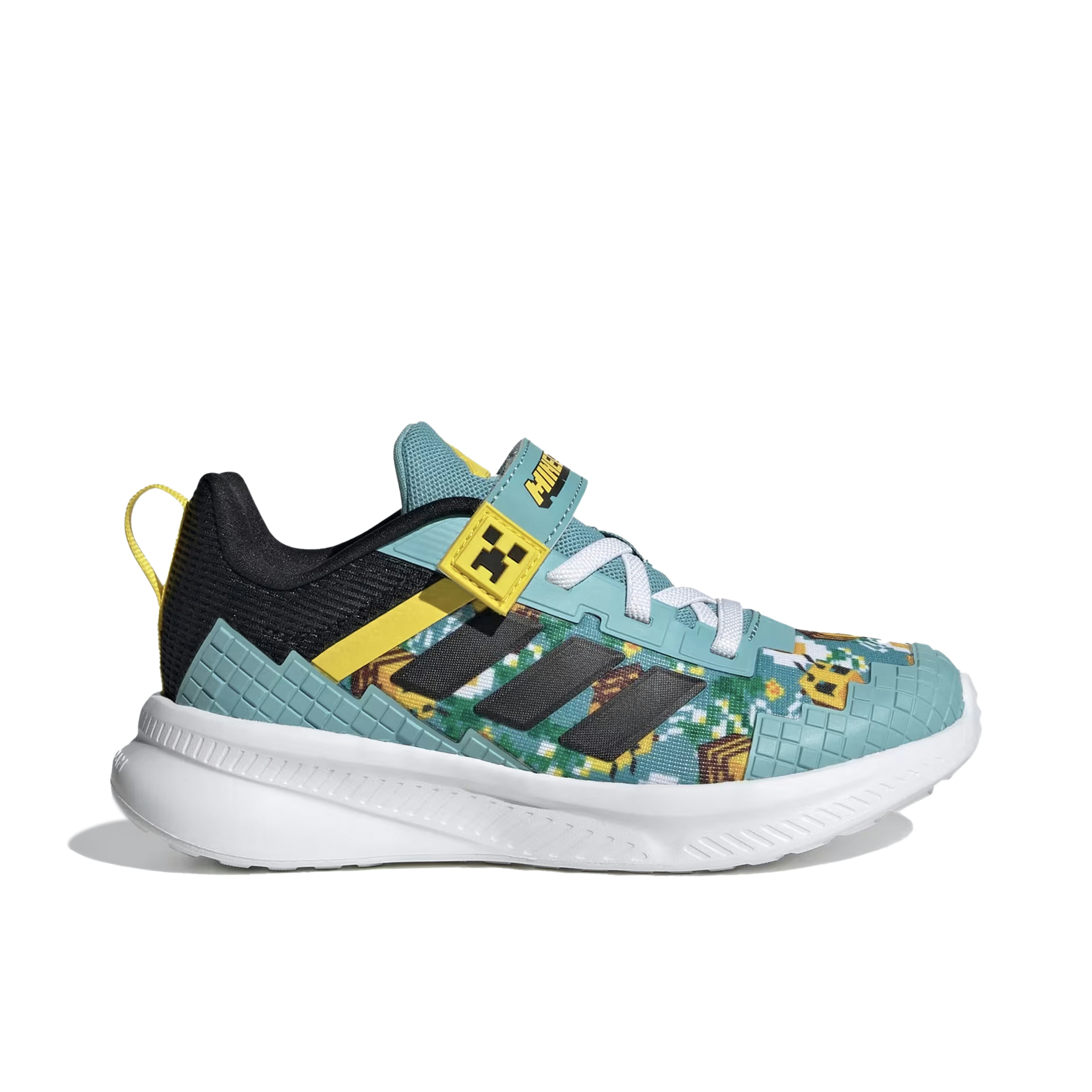 Adidas Fortarun 4.0 Minecraft Mint Ton Yellow PS