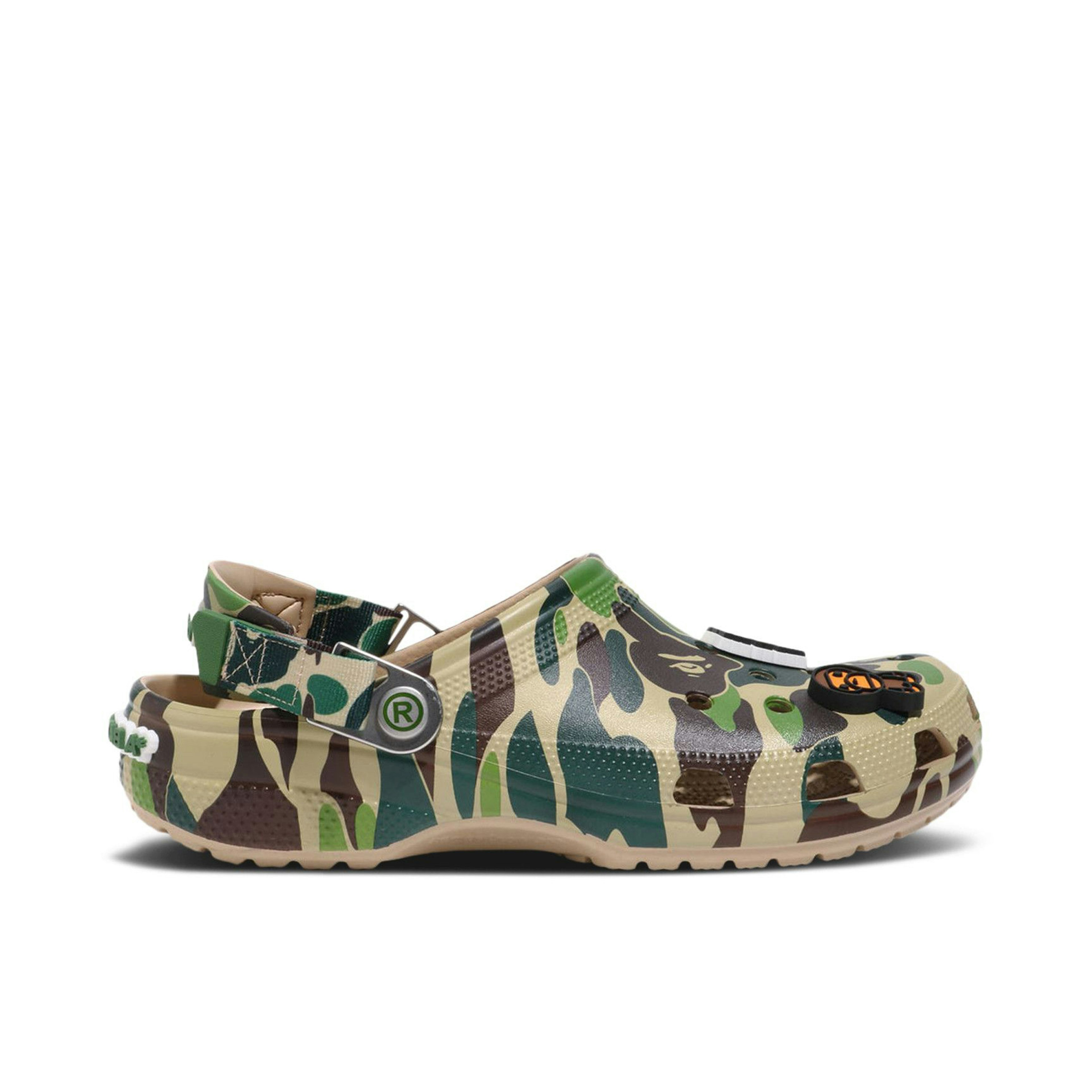 Crocs Classic Clog A Bathing Ape ABC Camo Green