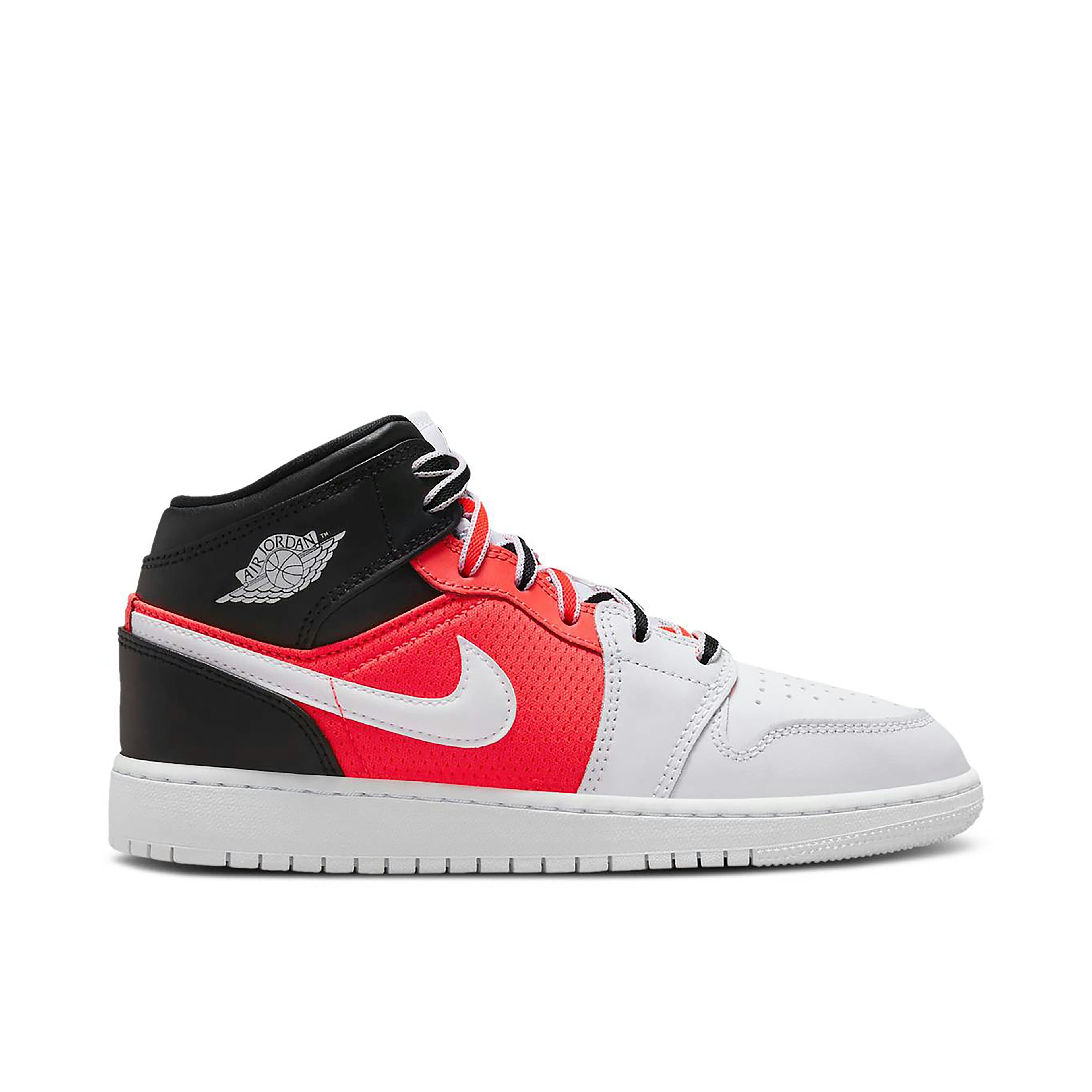 Air Jordan 1 Mid SE White Infrared GS