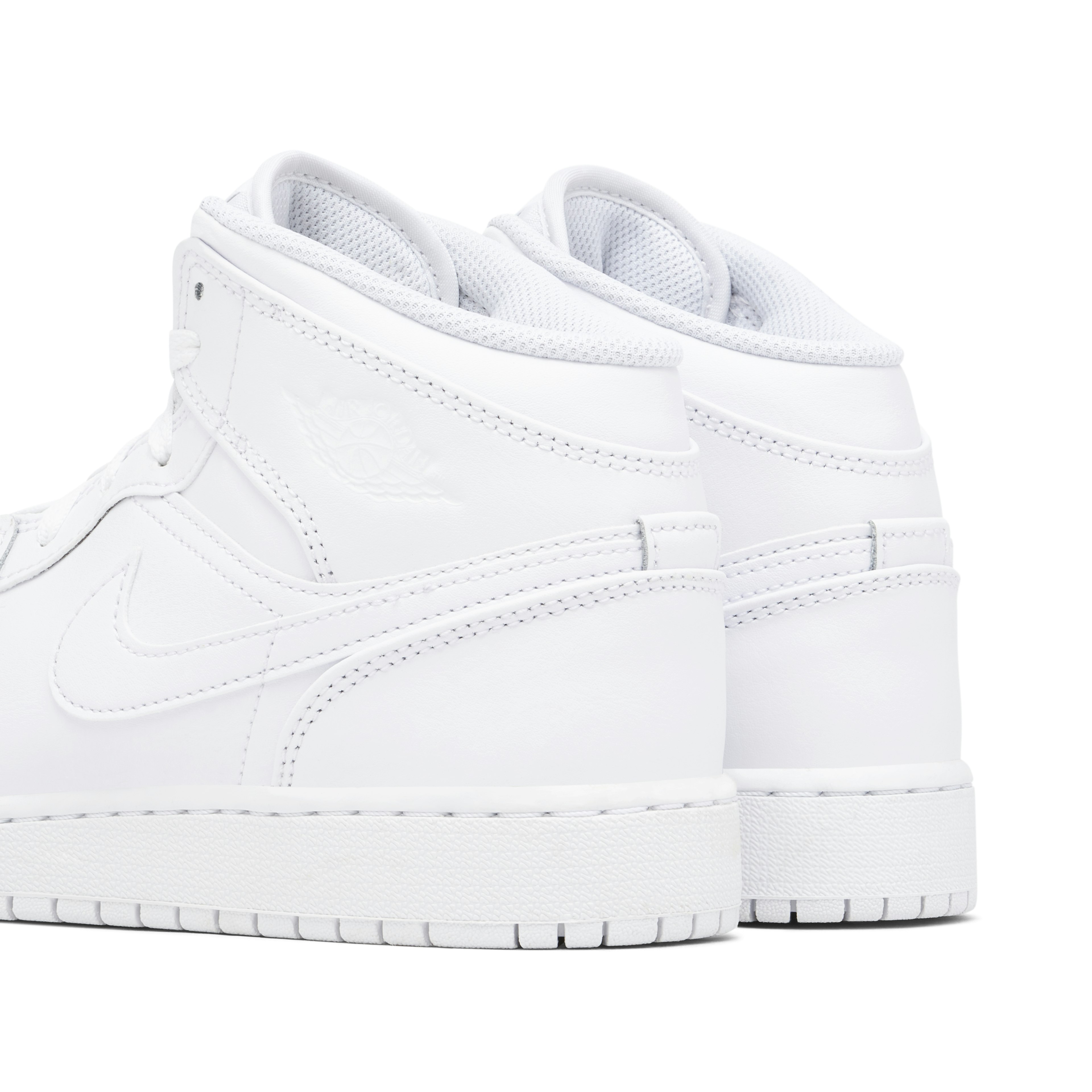 Air Jordan 1 Mid Triple White GS 2023