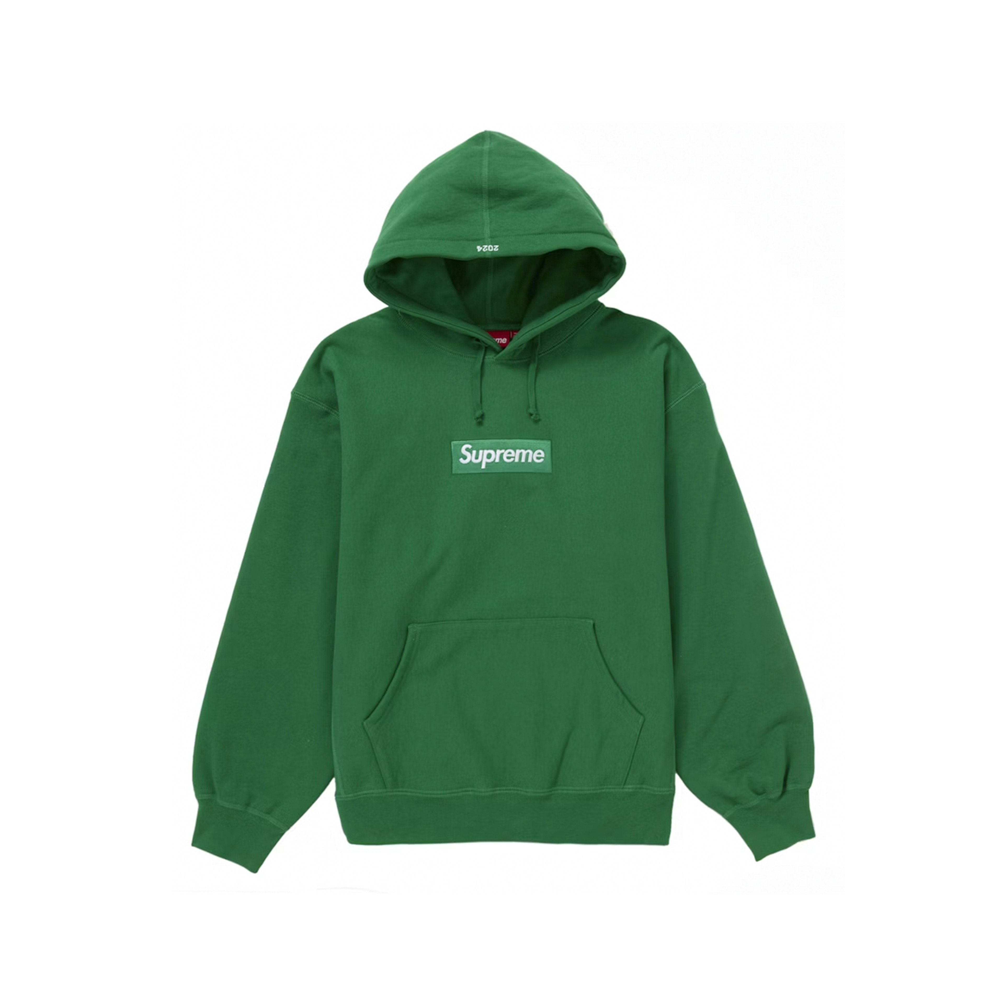 Supreme Box Logo Hooded Sweatshirt Green