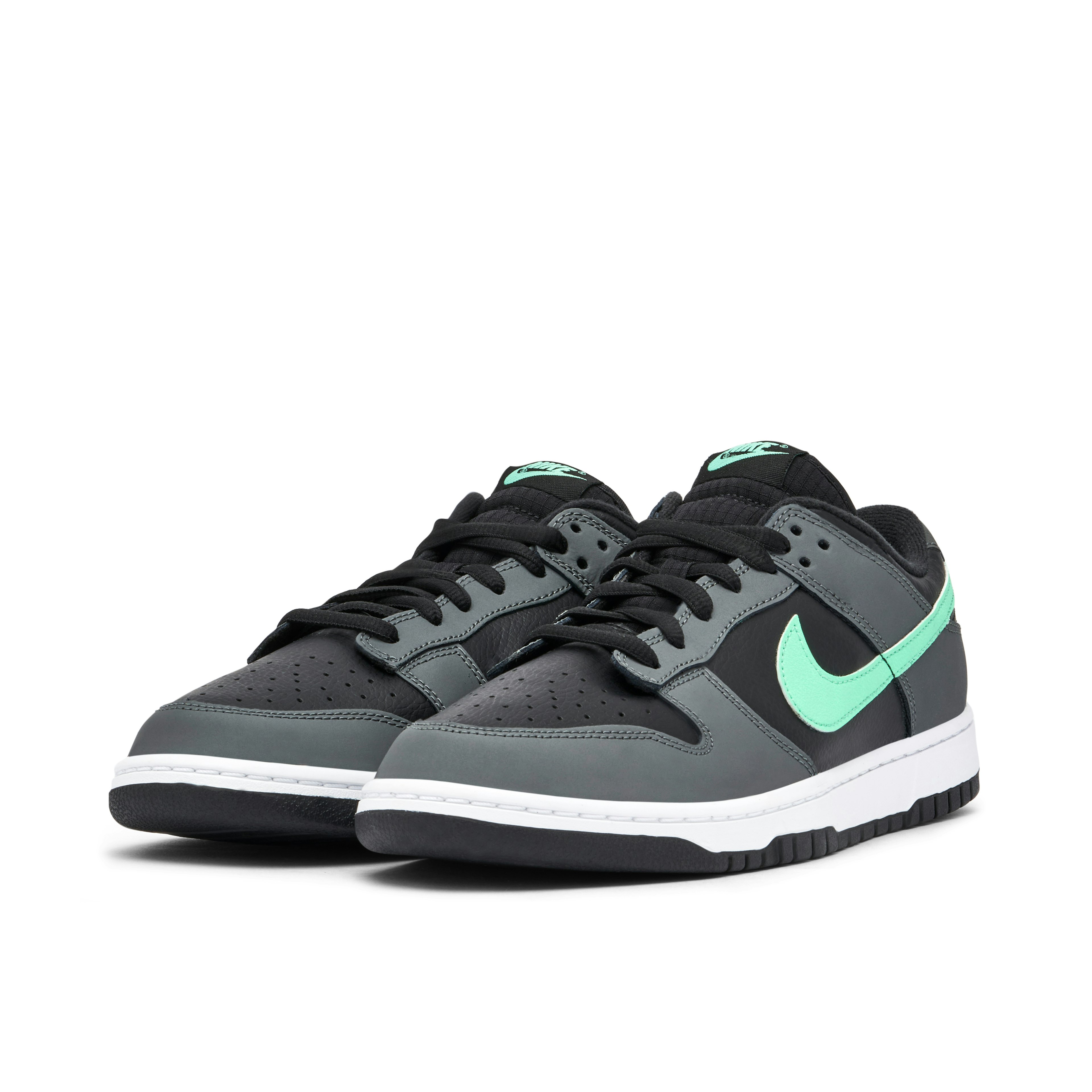 Nike Dunk Low Black Green Glow