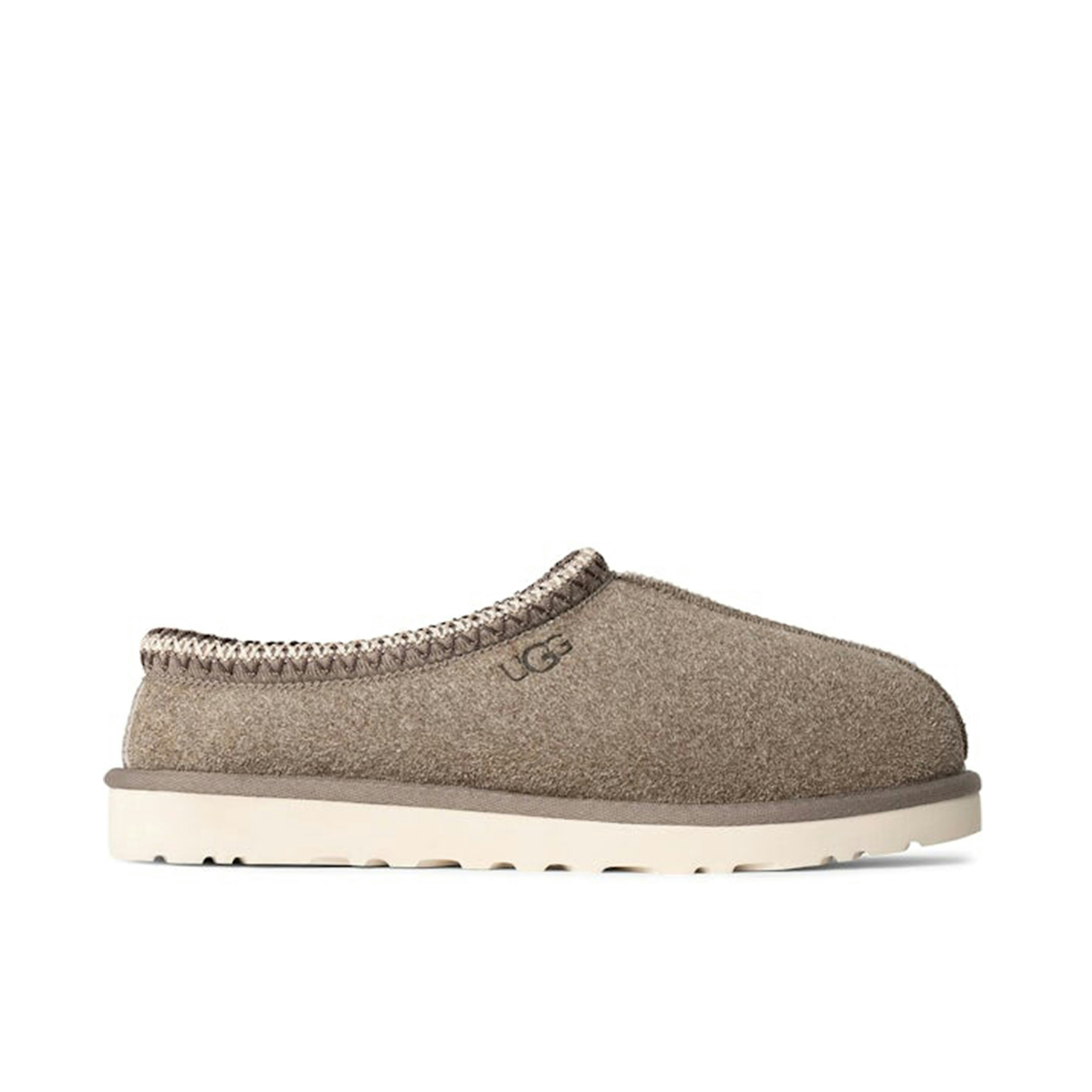 UGG Tasman Shaggy Suede Slipper Smoke Plume