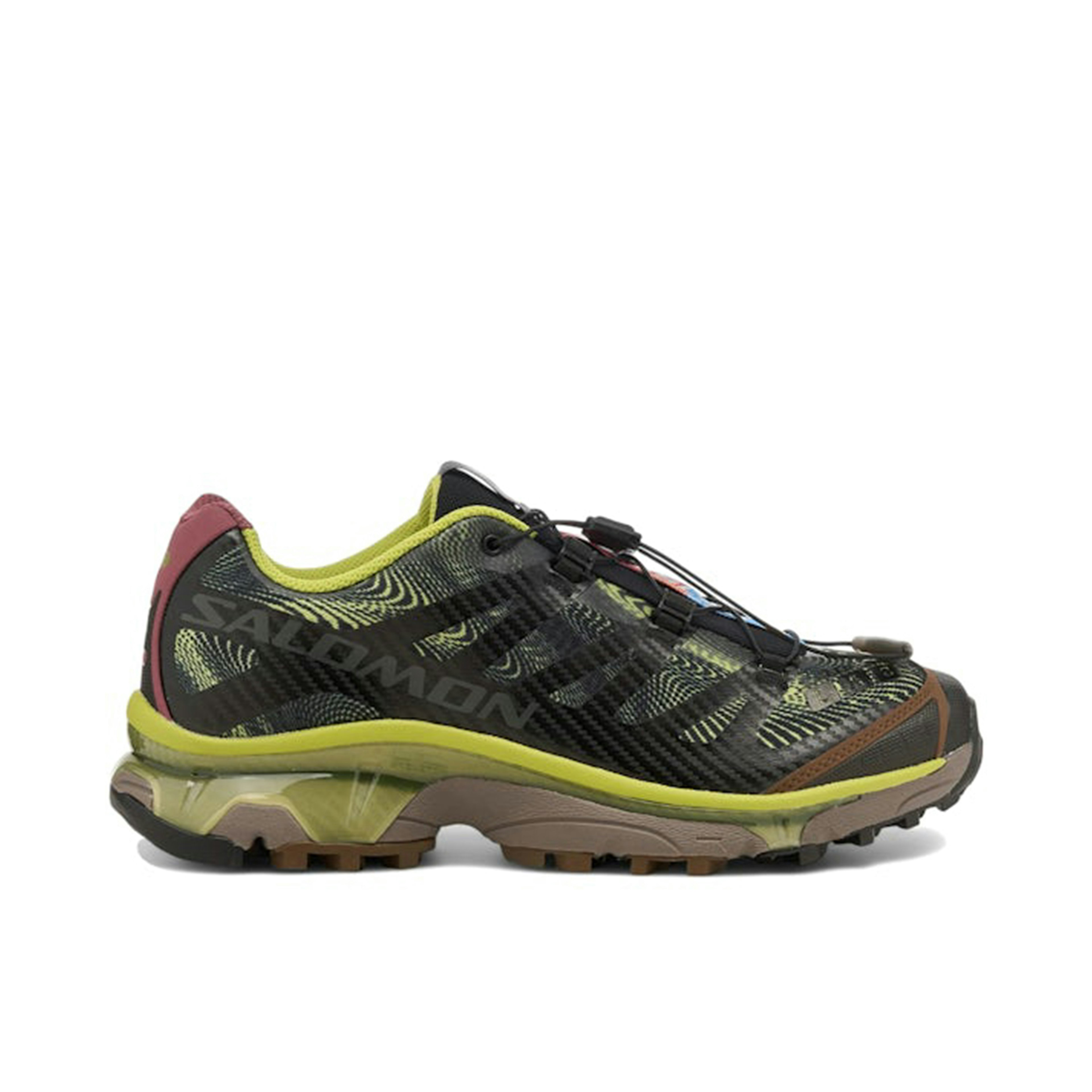 Salomon XT-4 OG Rave at Dawn Black Dark Citron