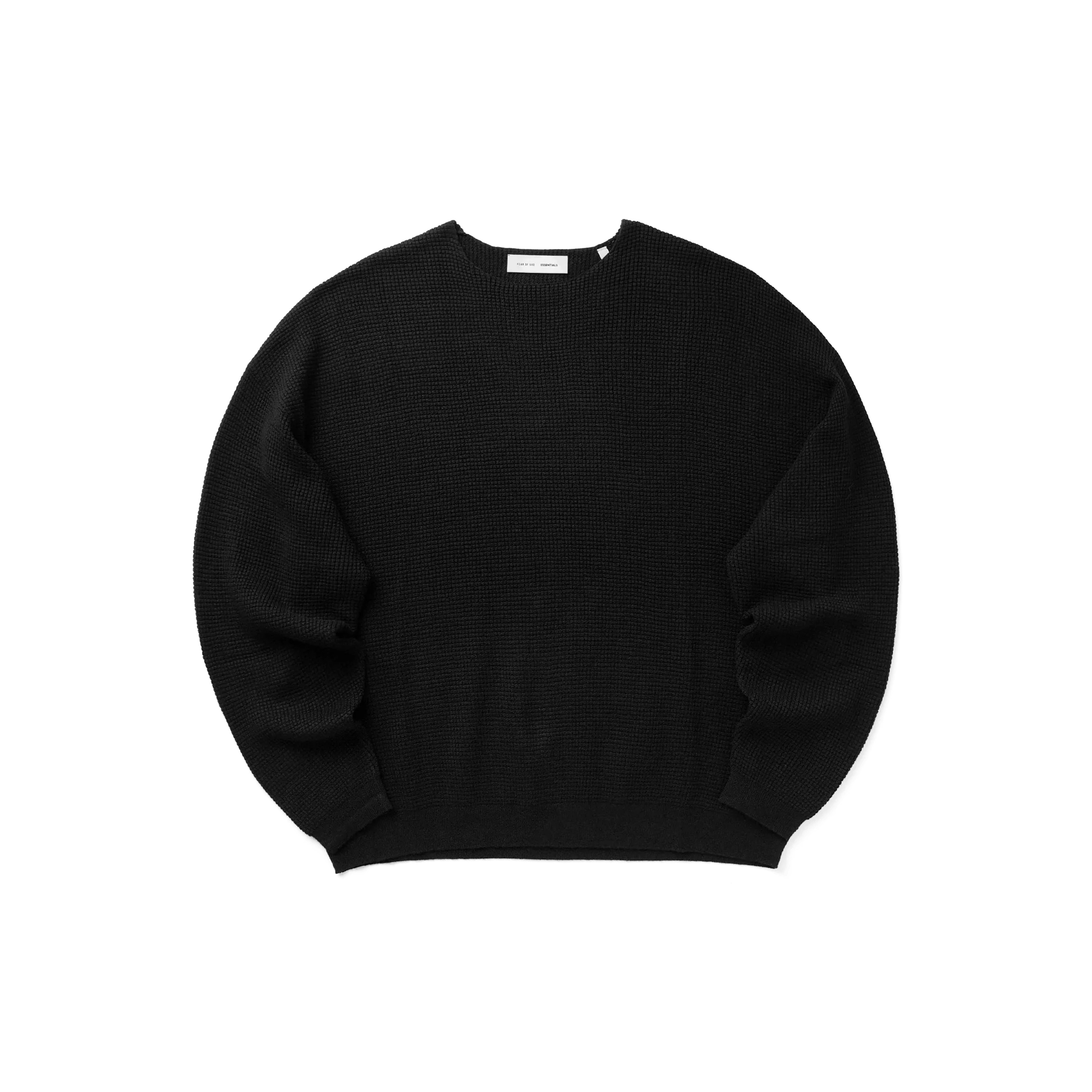 Fear Of God Essentials Waffle Long Sleeve Crewneck Sweater