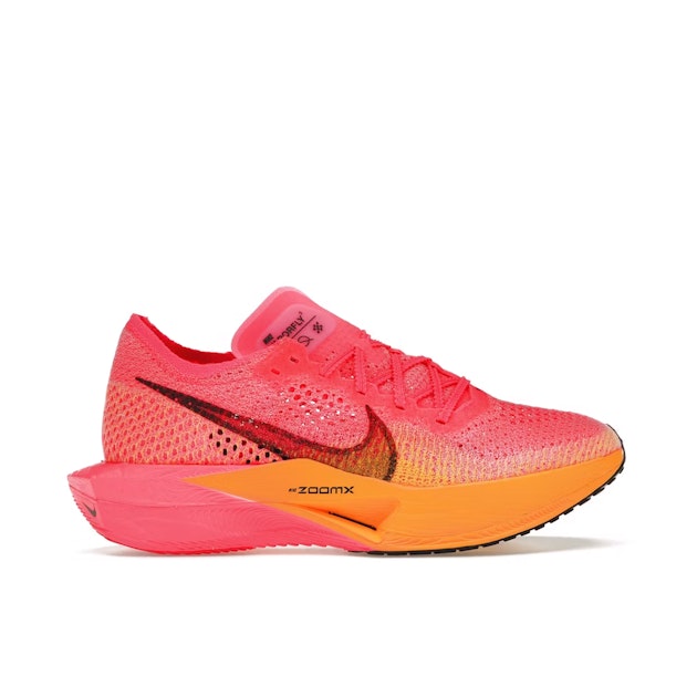 Nike ZoomX Vaporfly 3 Hyper Pink Laser Orange Womens | DV4130-600 | Laced