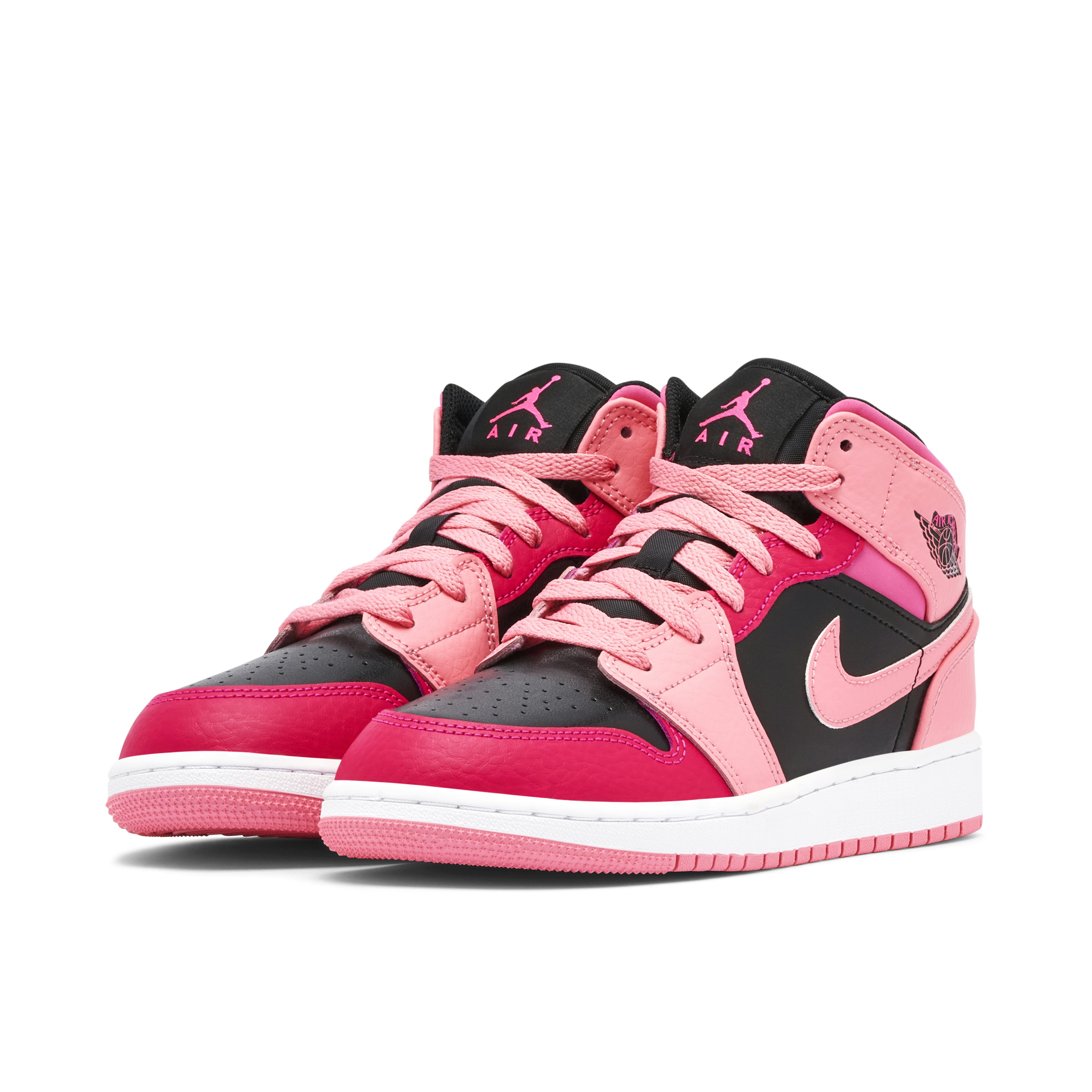 Air Jordan 1 Mid GS Coral Chalk