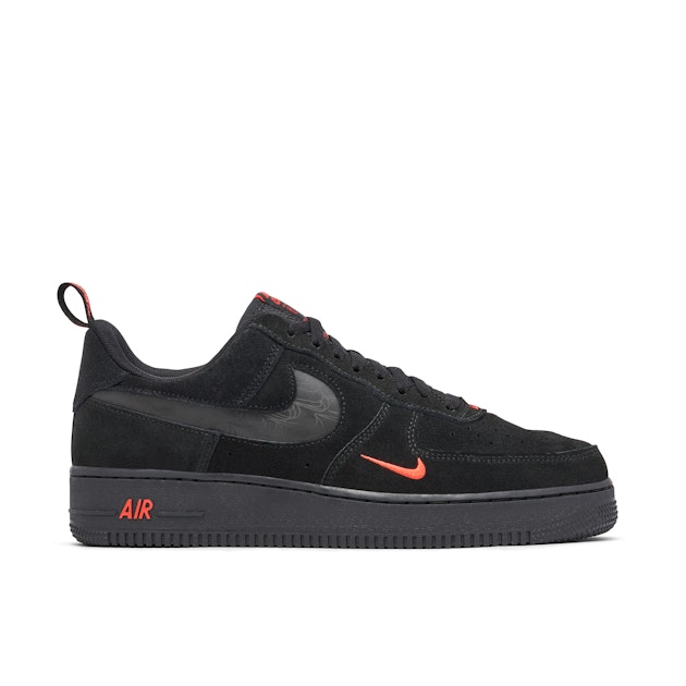 Nike Air Force 07 LV8 Reflective Swoosh Black Crimson DZ4514