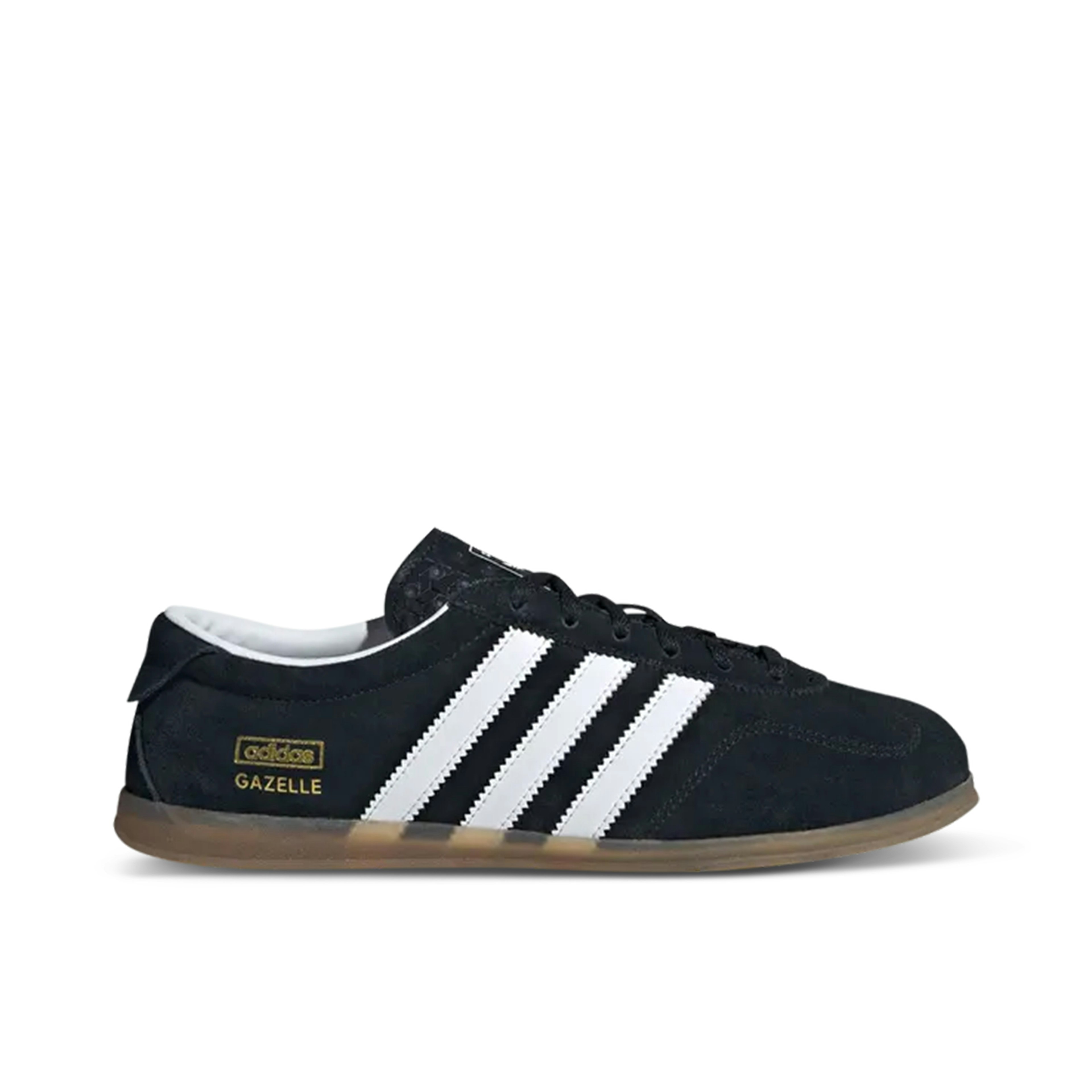 Adidas Gazelle Lo Pro Black White Gum Womens