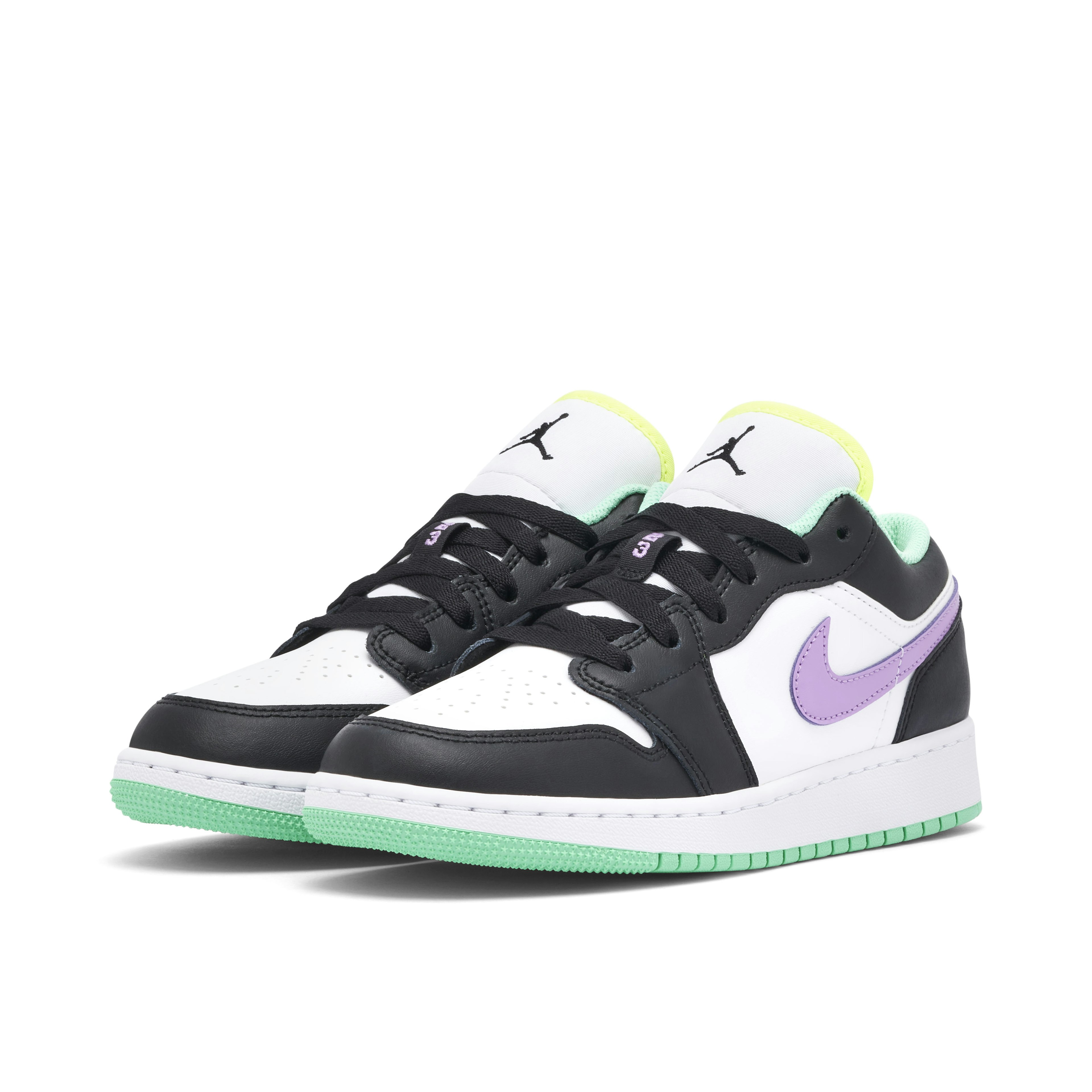 Air Jordan 1 Low Light Violet Shock GS