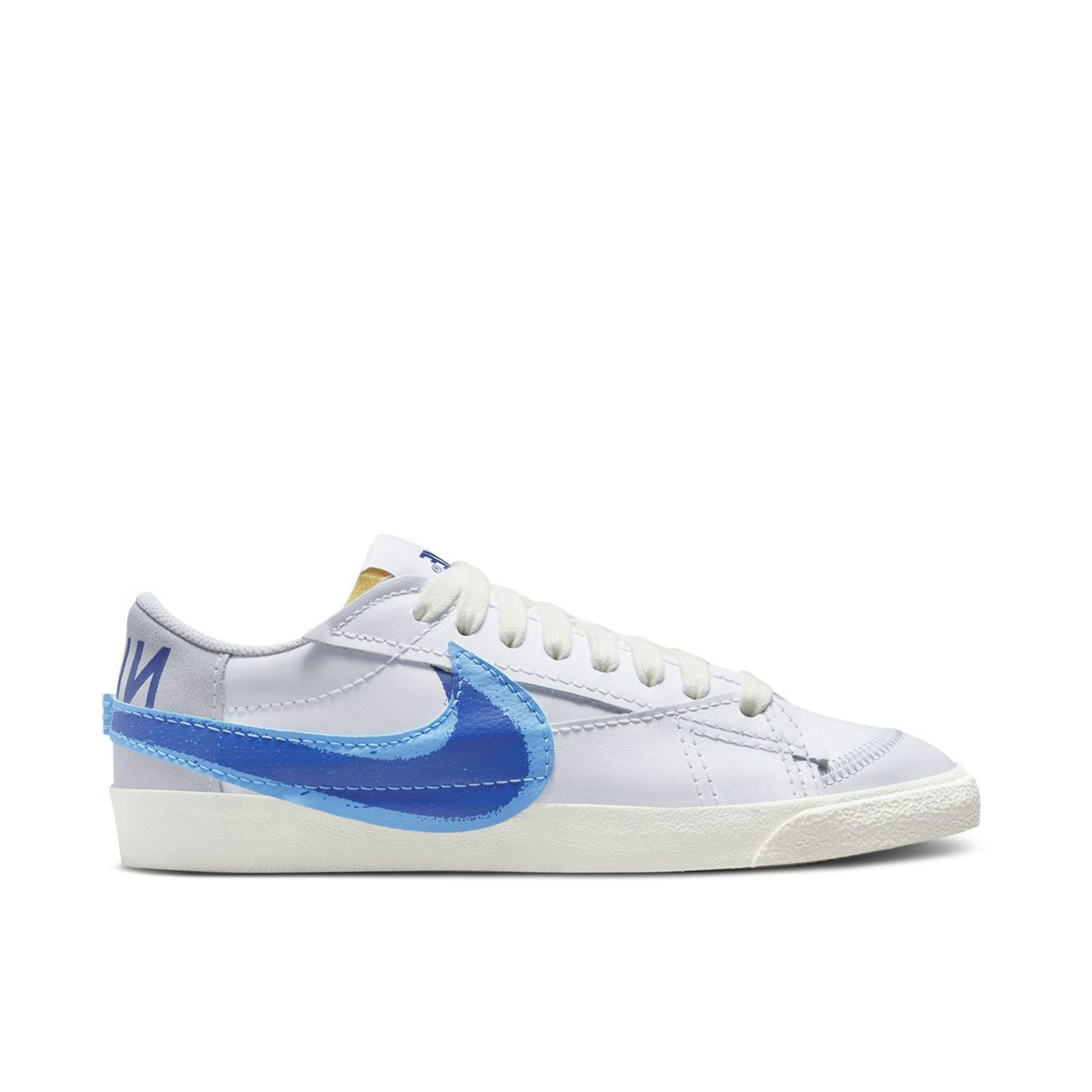 Nike Blazer Low 77 Jumbo Double Swoosh White University Blue