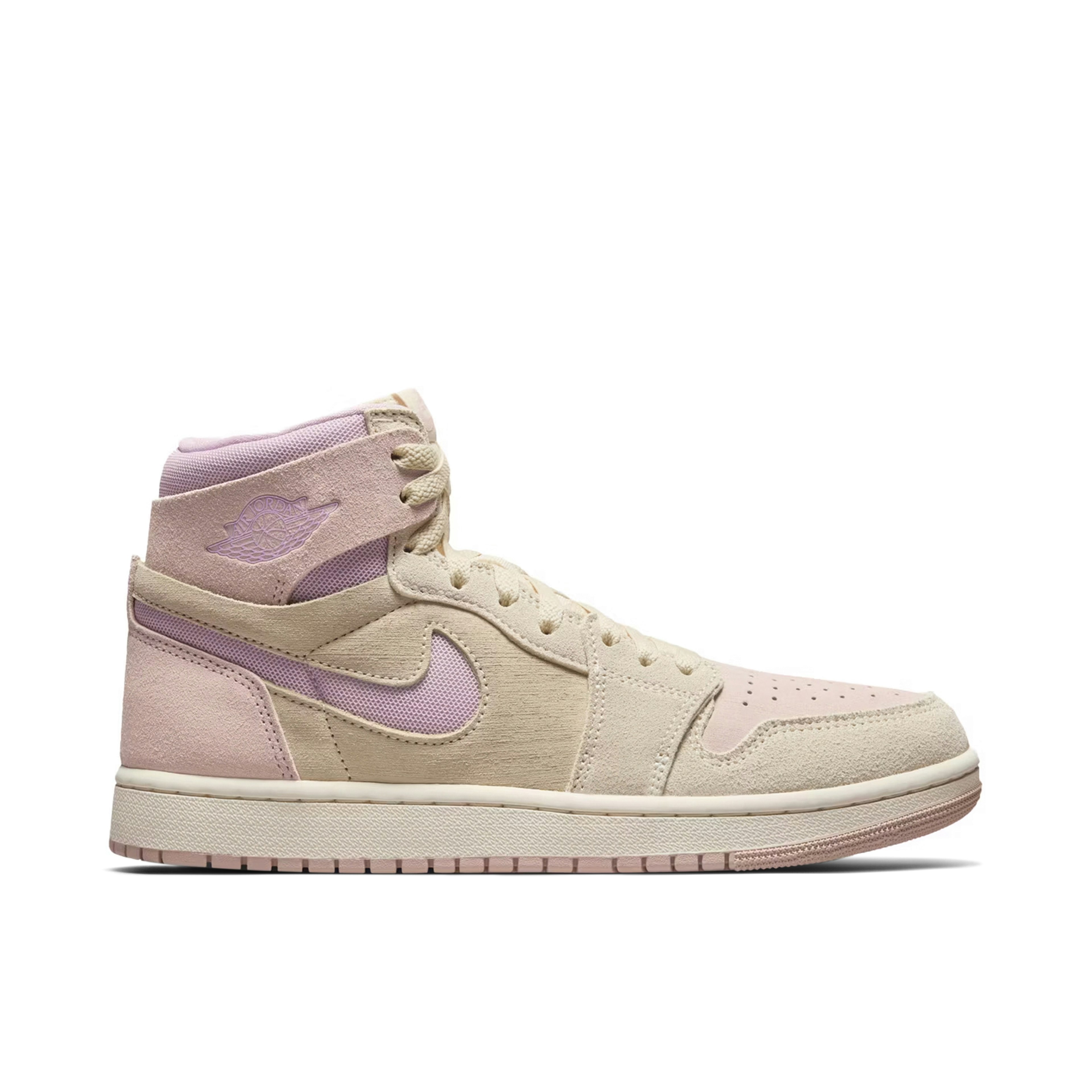Air Jordan 1 High Zoom Air CMFT 2 Muslin Plum Chalk Womens