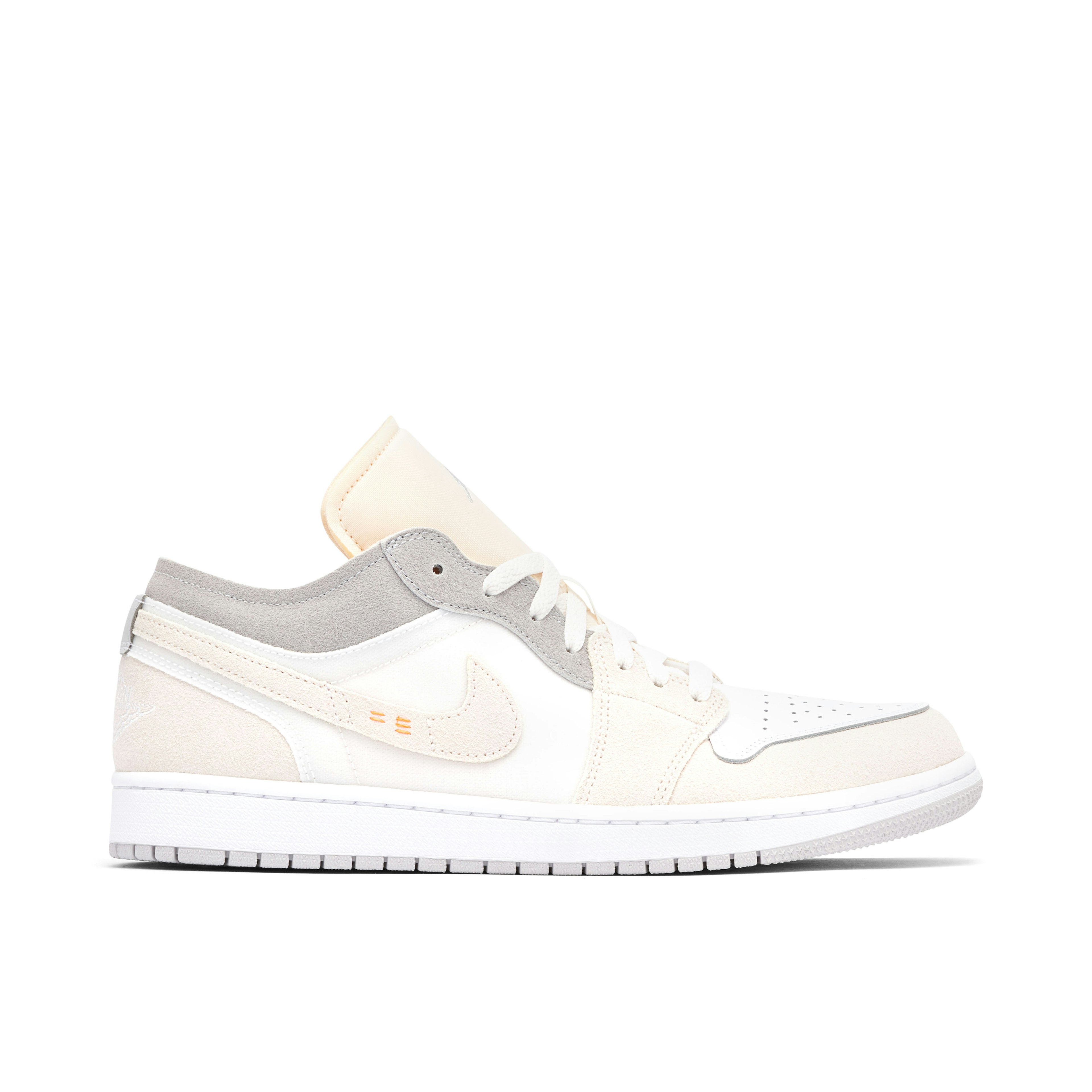 Air Jordan 1 Low Craft Inside Out White Grey