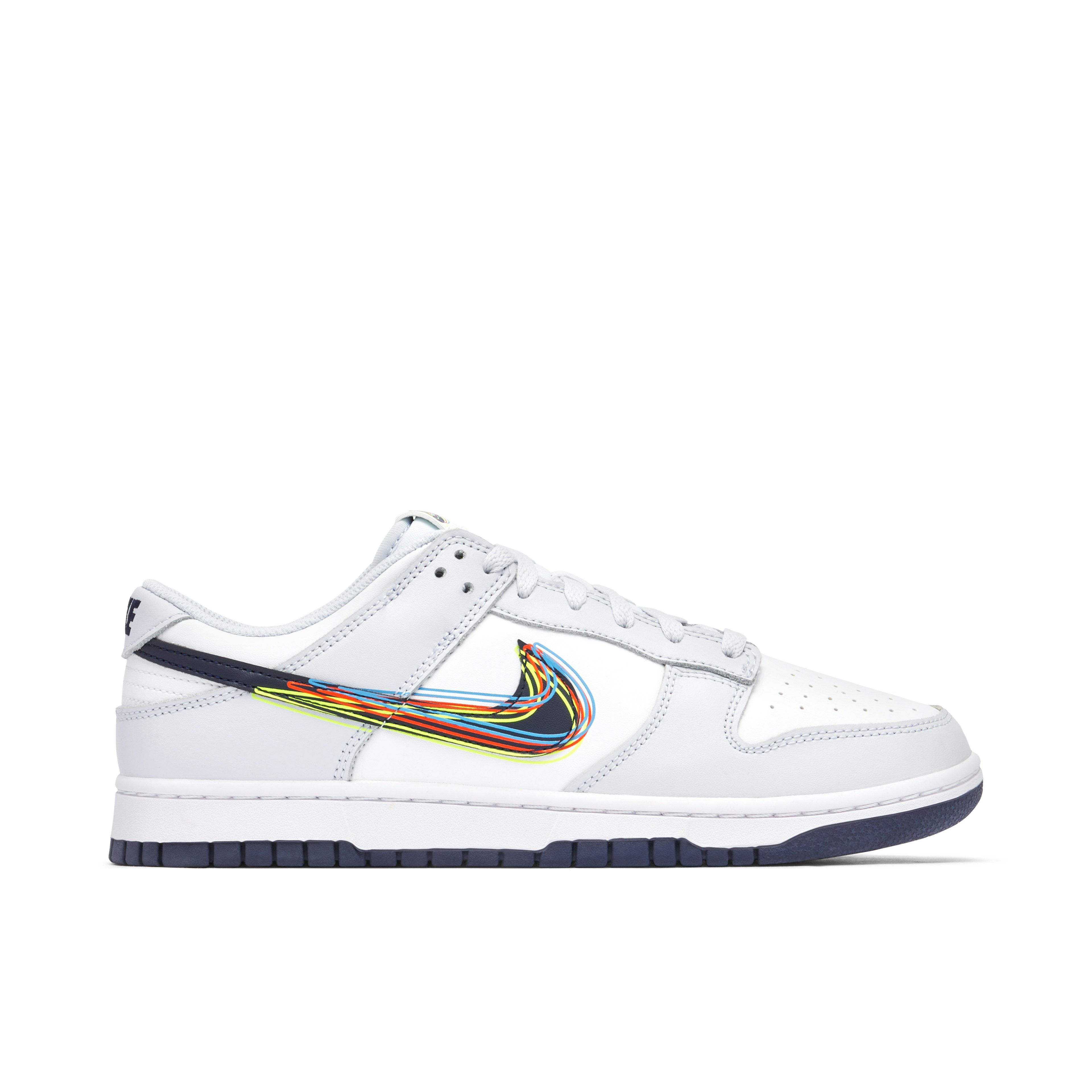 Nike Dunk Low 3D Swoosh Grey