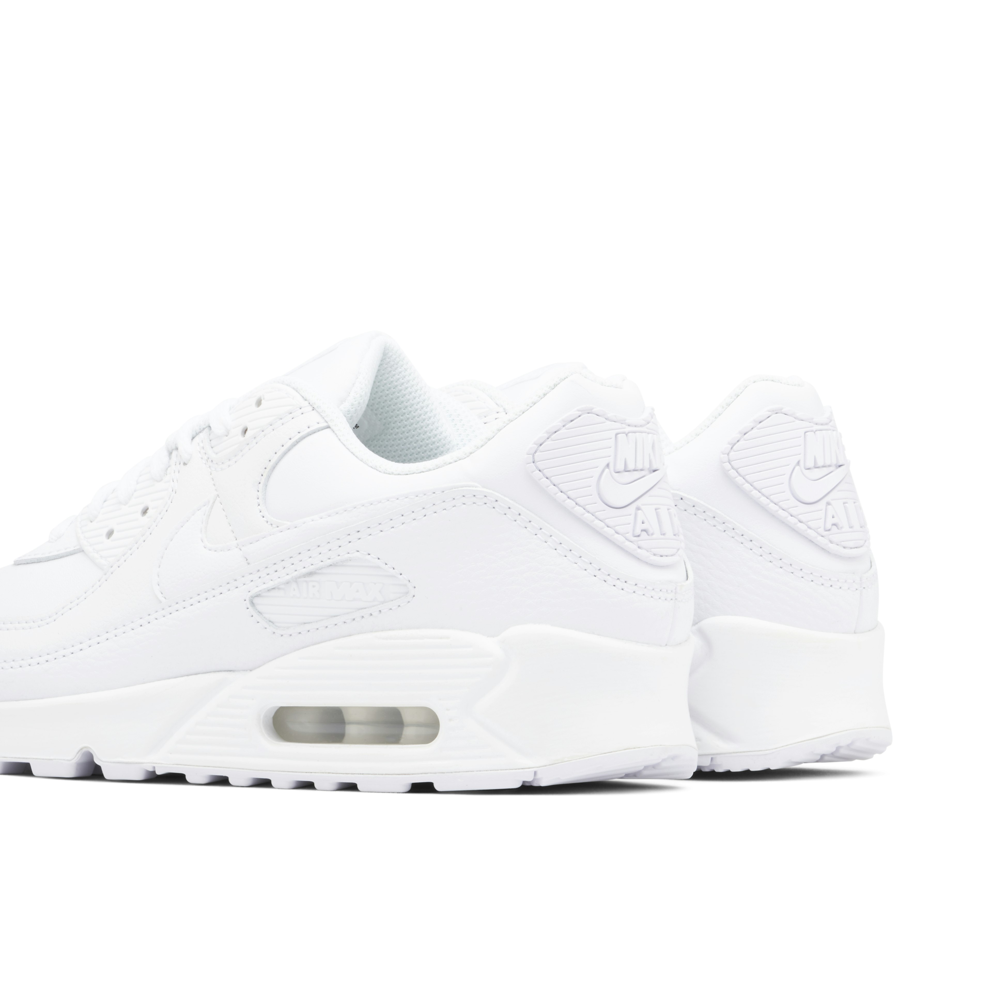 Nike Air Max 90 Triple White Leather 2020