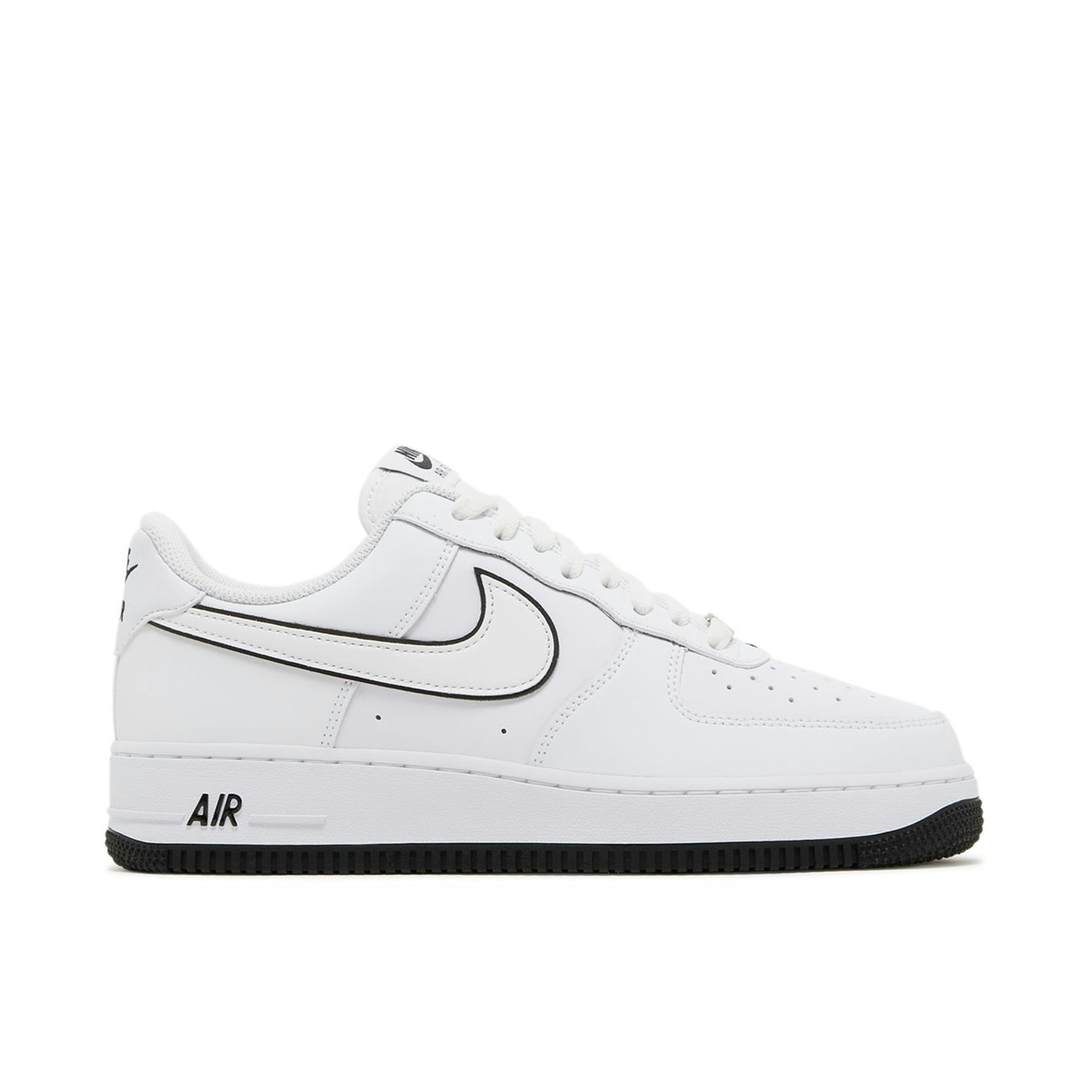 Nike Air Force 1 '07 Low White Black Outline Swoosh