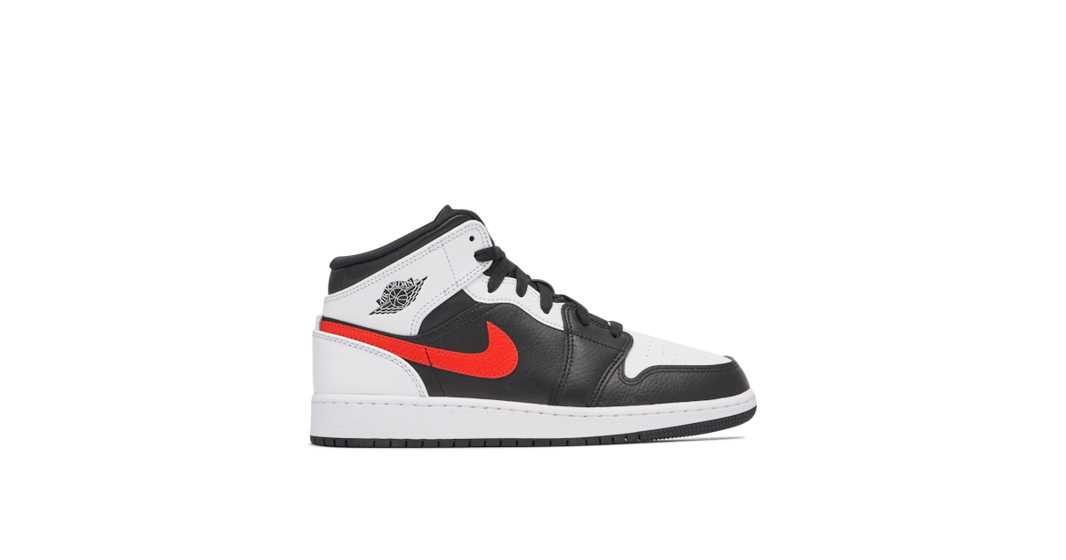 Air Jordan Mid Chile Red GS 554725-075 Laced