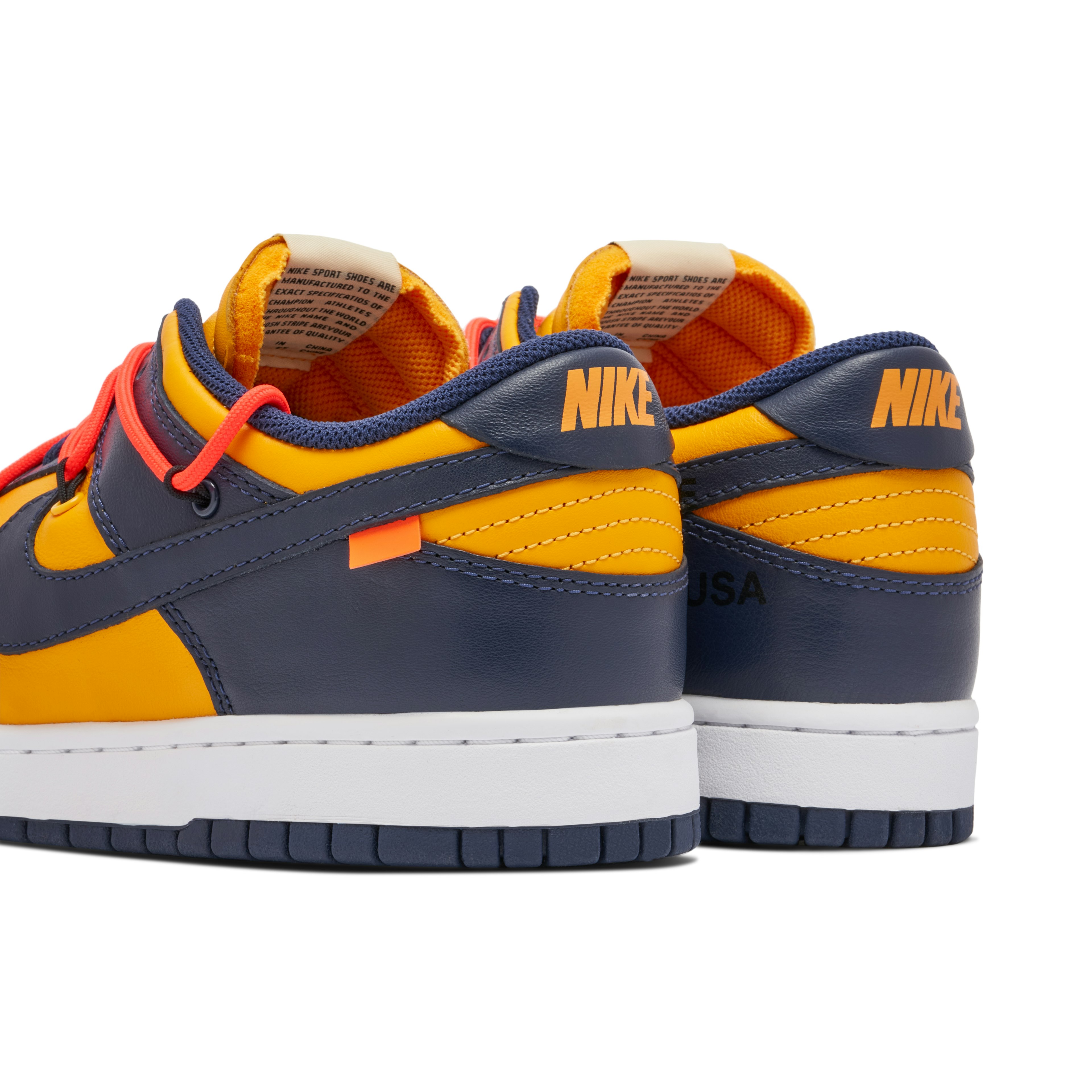 Off-White x Nike SB Dunk Low University Gold