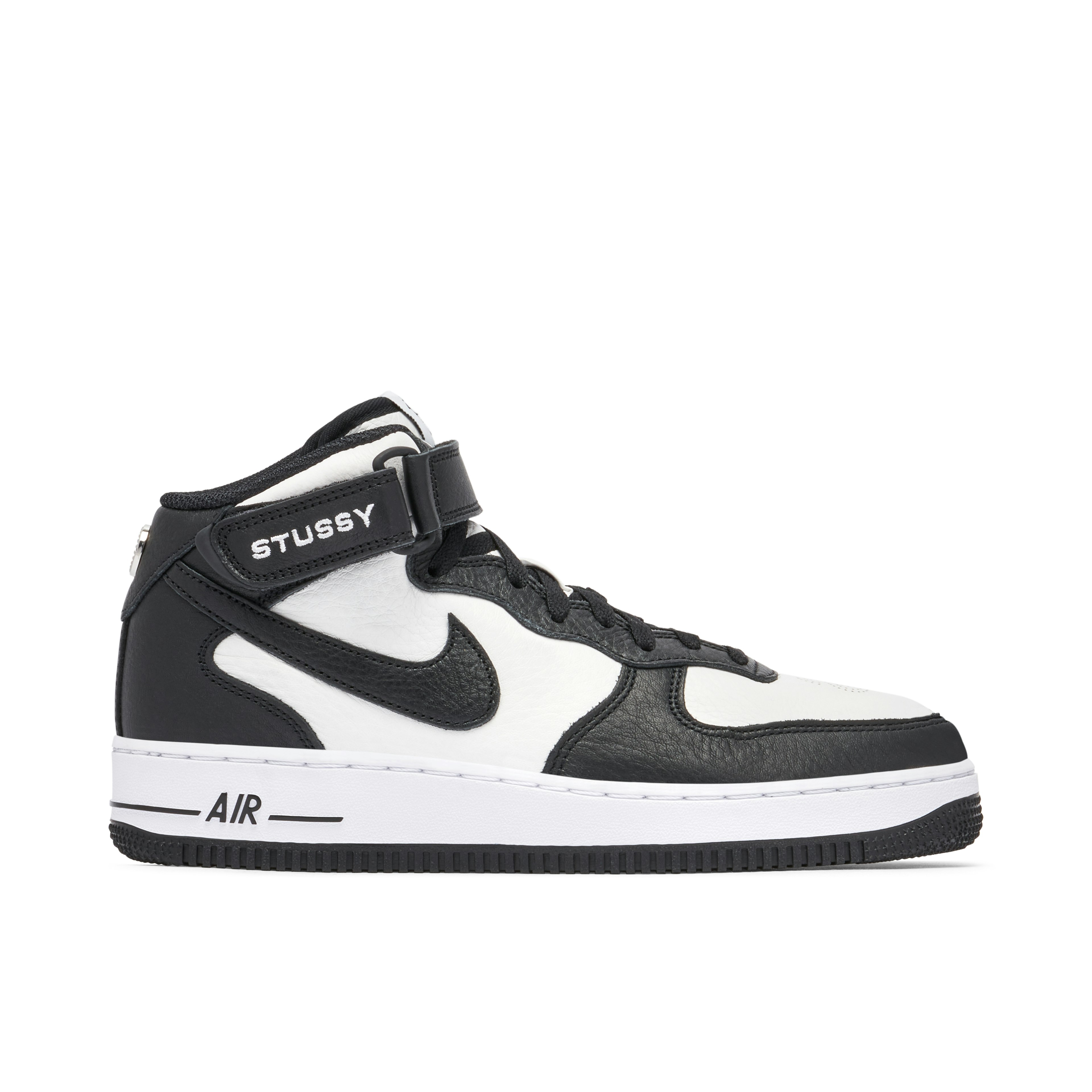 Stussy x Nike Air Force 1 Mid Black White