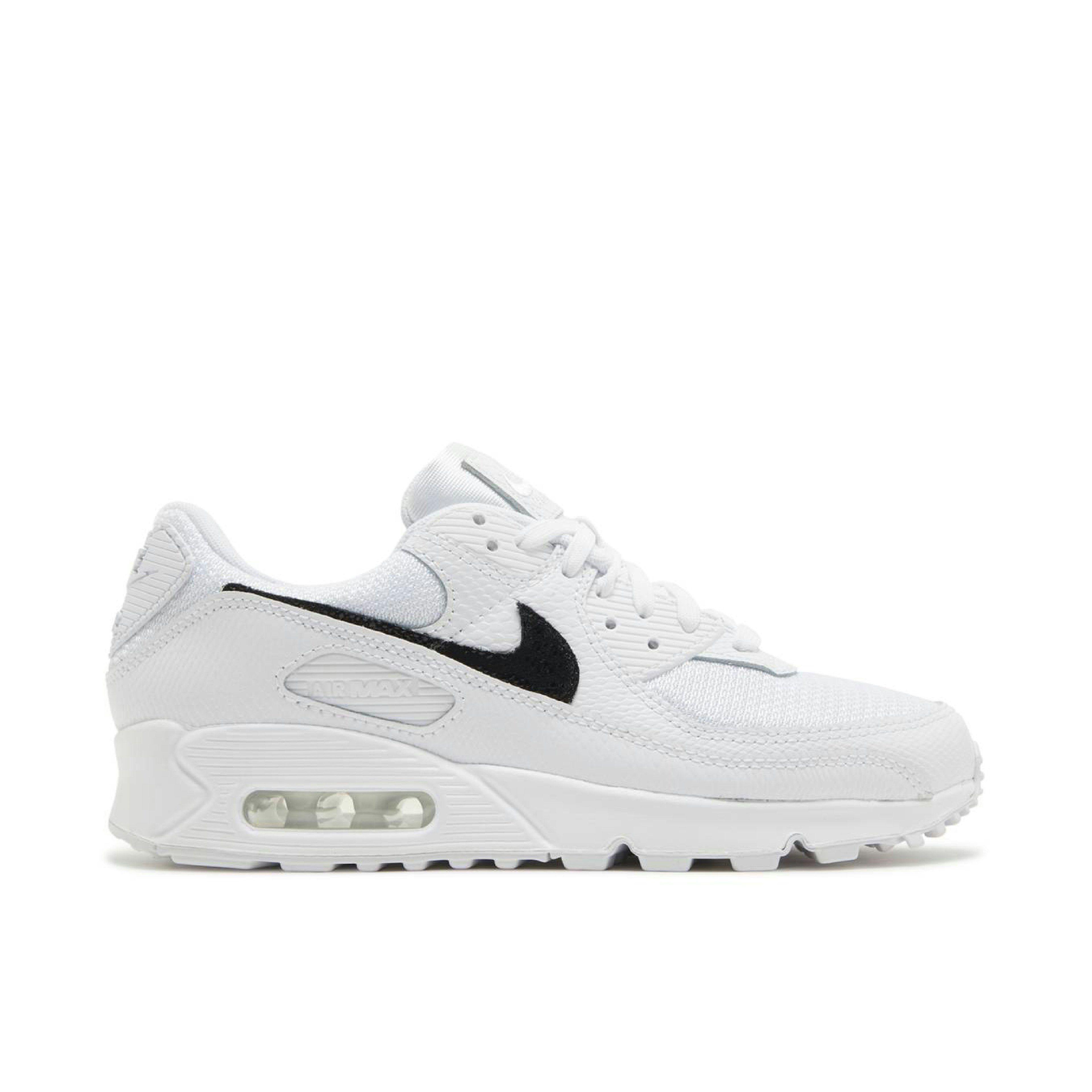 Nike Air Max 90 Snakeskin White Black Femme
