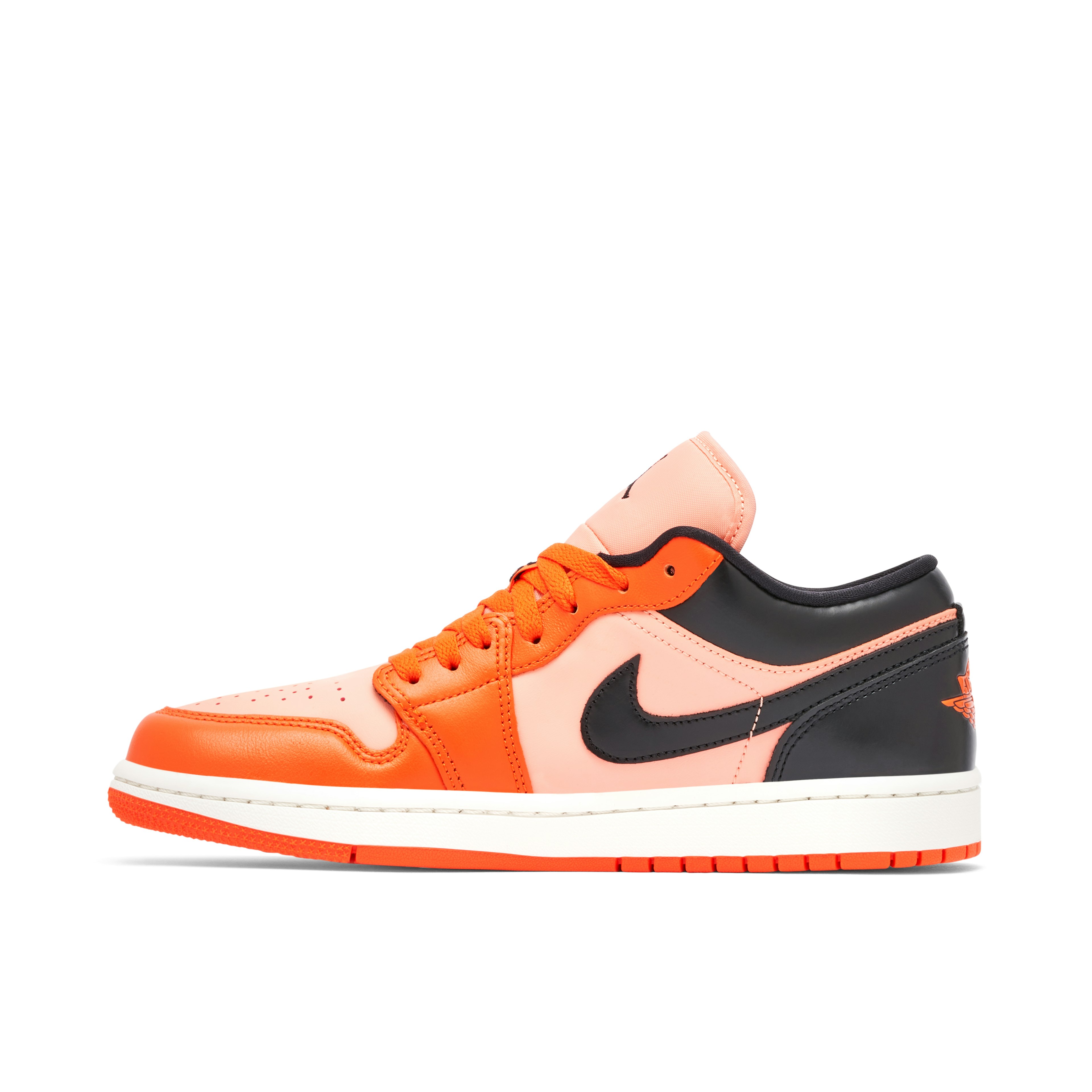 Air Jordan 1 Low Orange Black Femme