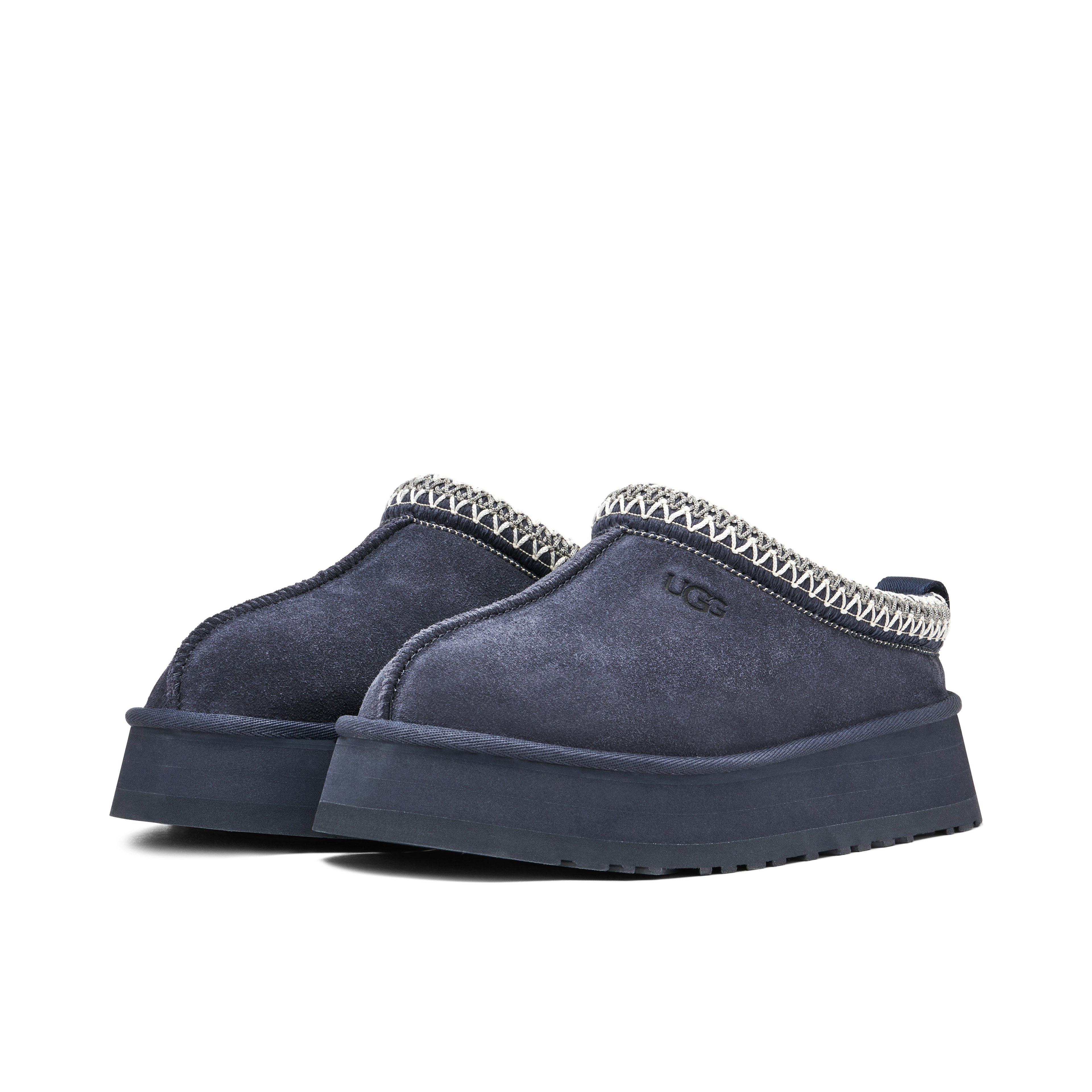 UGG Tazz Platform Slippers Eve Blue Womens