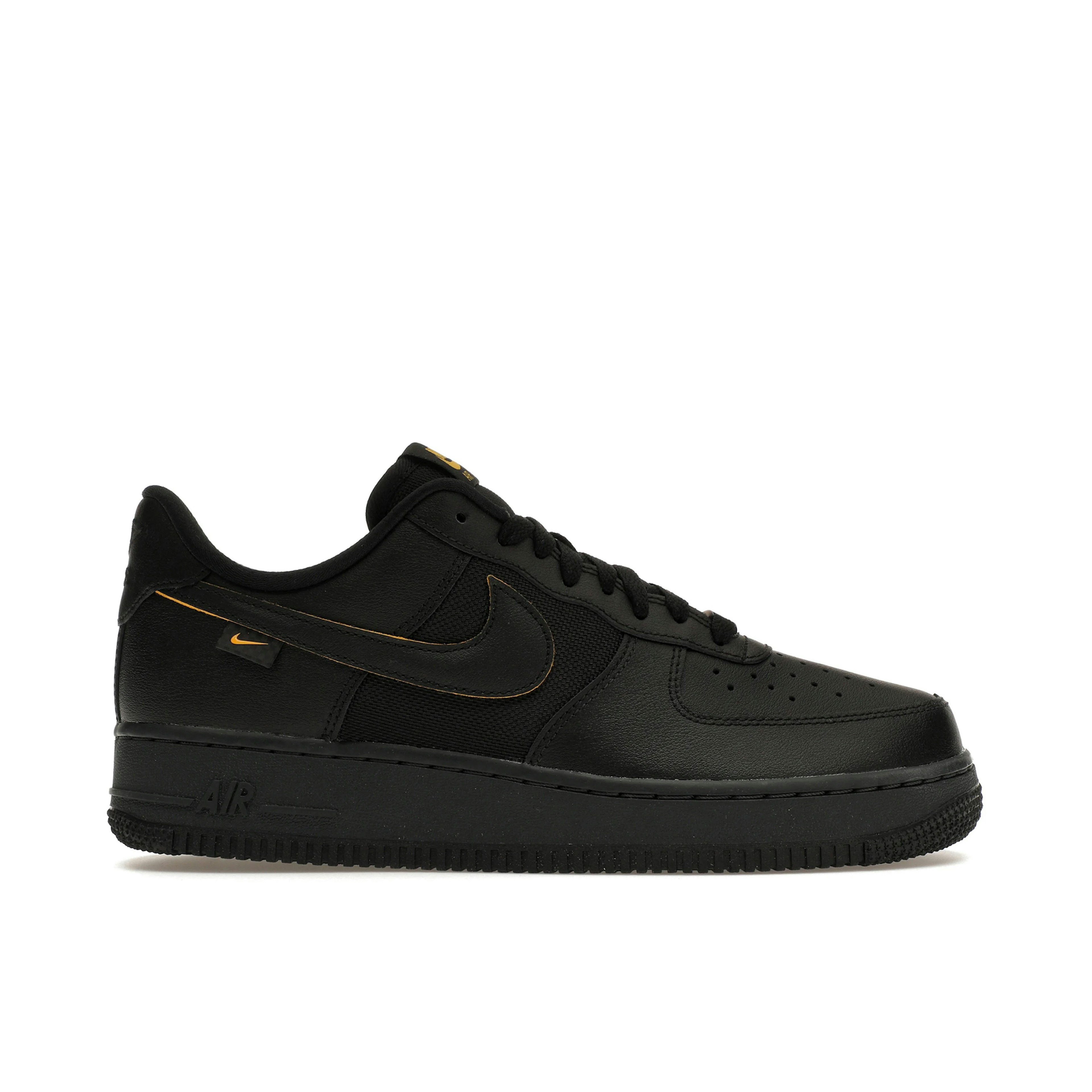 Nike Air Force 1 Low Ballistic Mesh Black University Gold