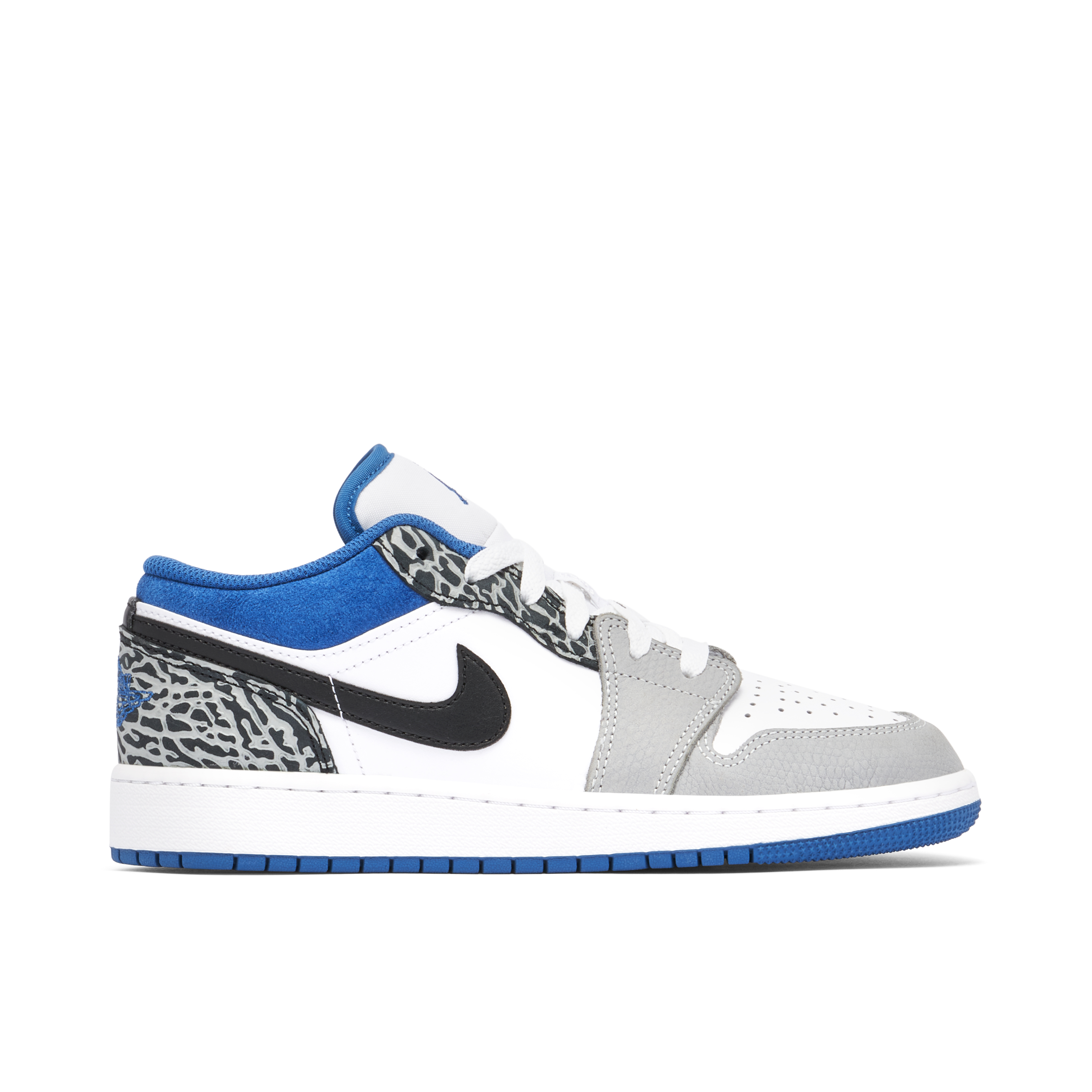 Air jordan 1 low white blue on sale