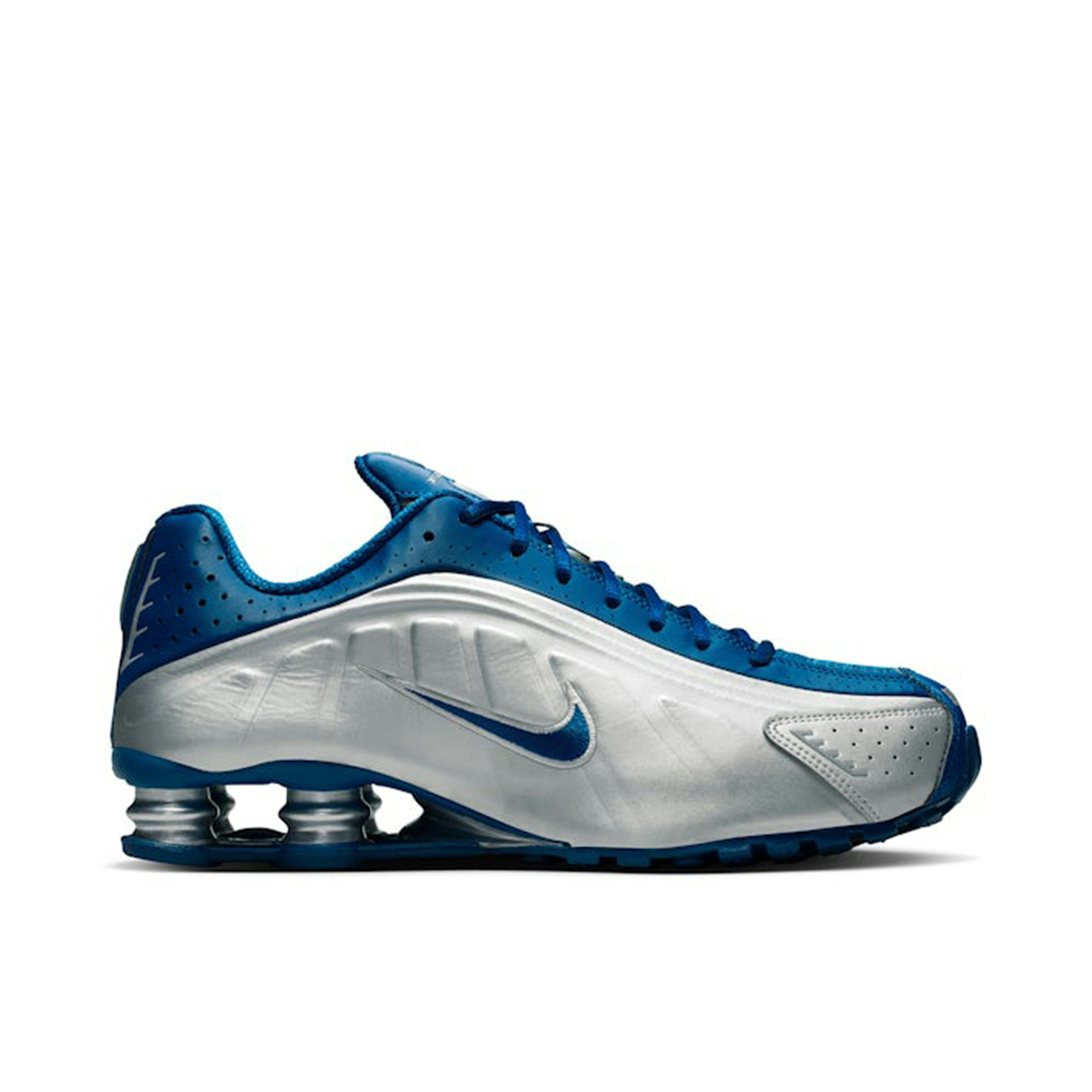 Nike Shox R4 Court Blue Metallic Silver