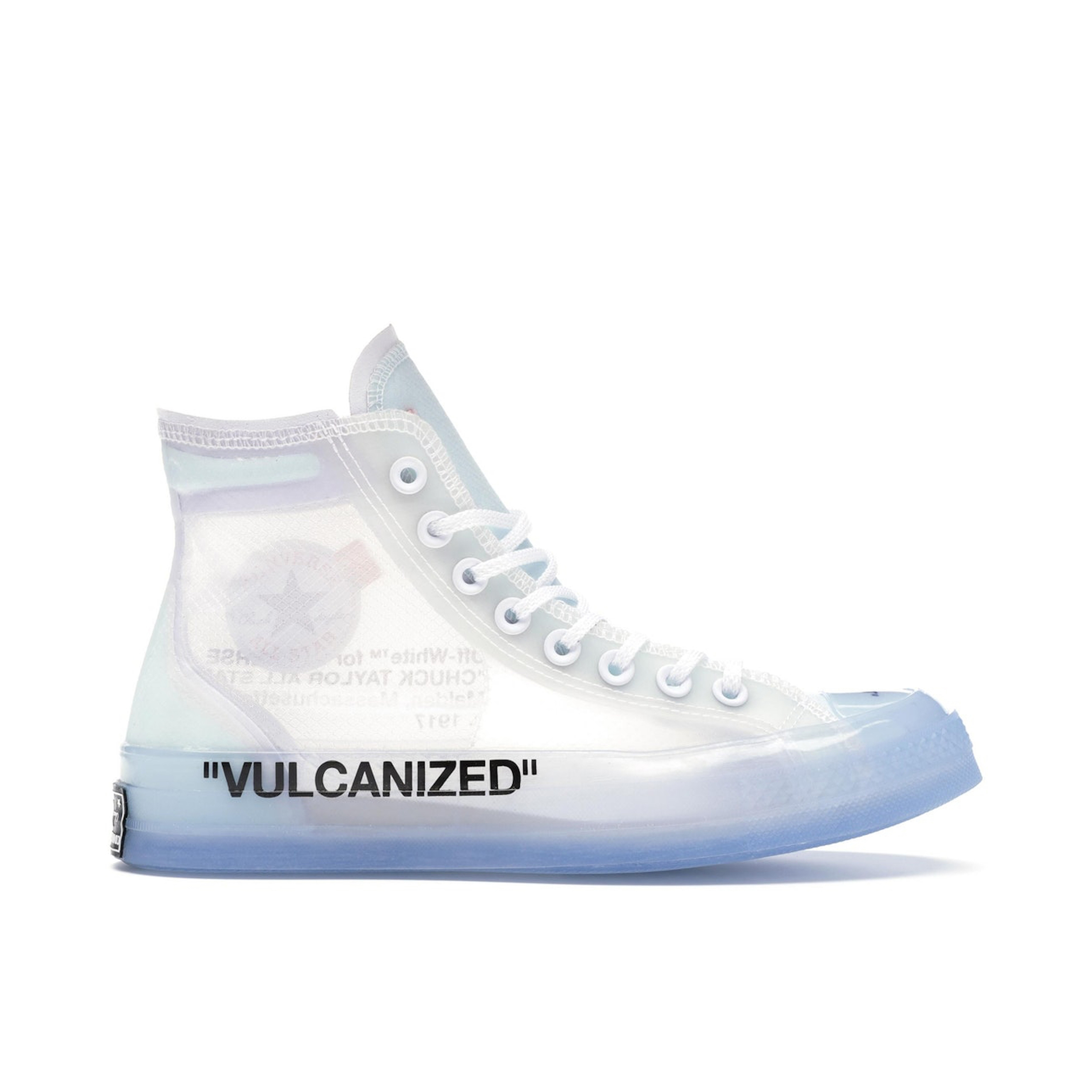 Off white converse vulcanized on sale