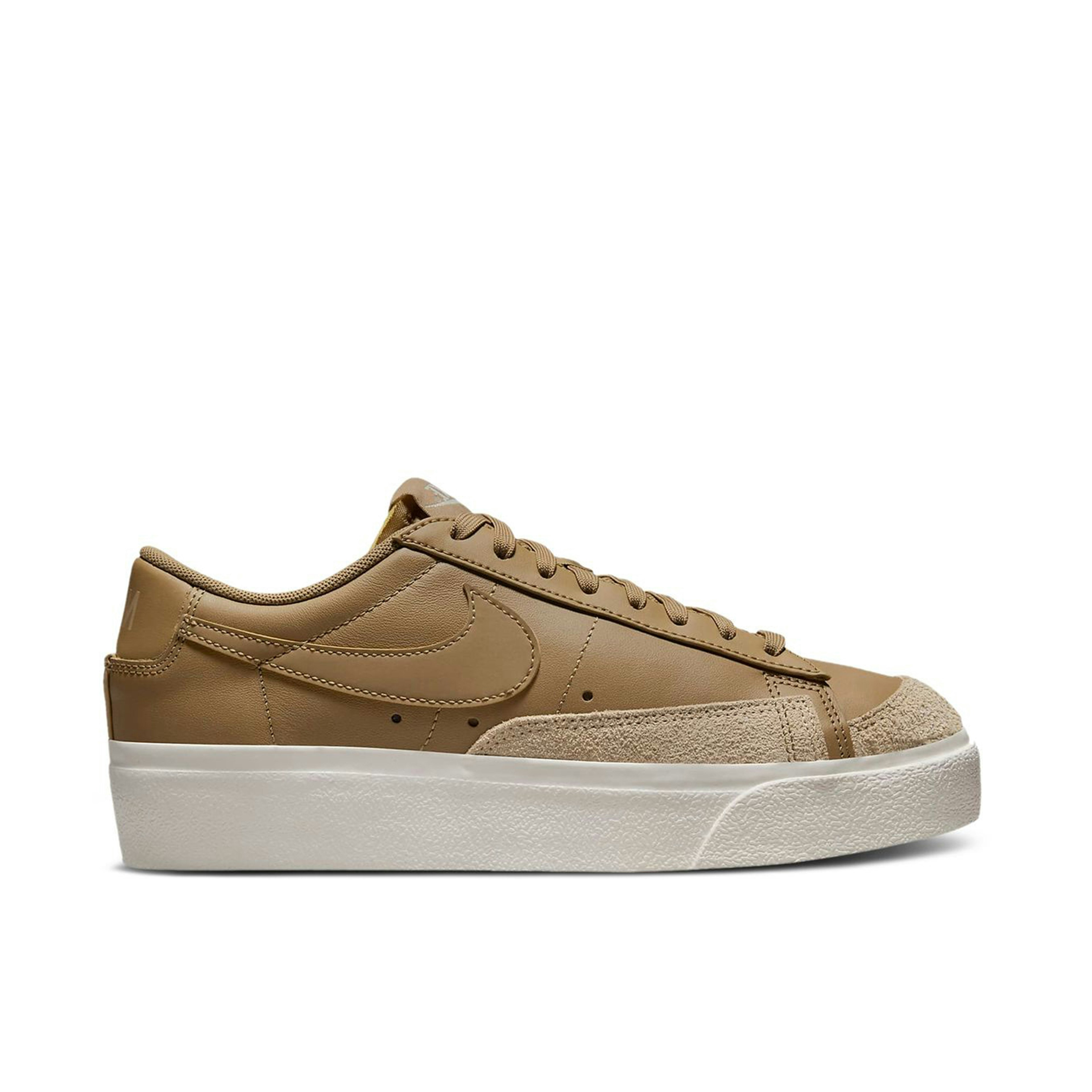 Nike Blazer Low Platform Dark Driftwood Womens