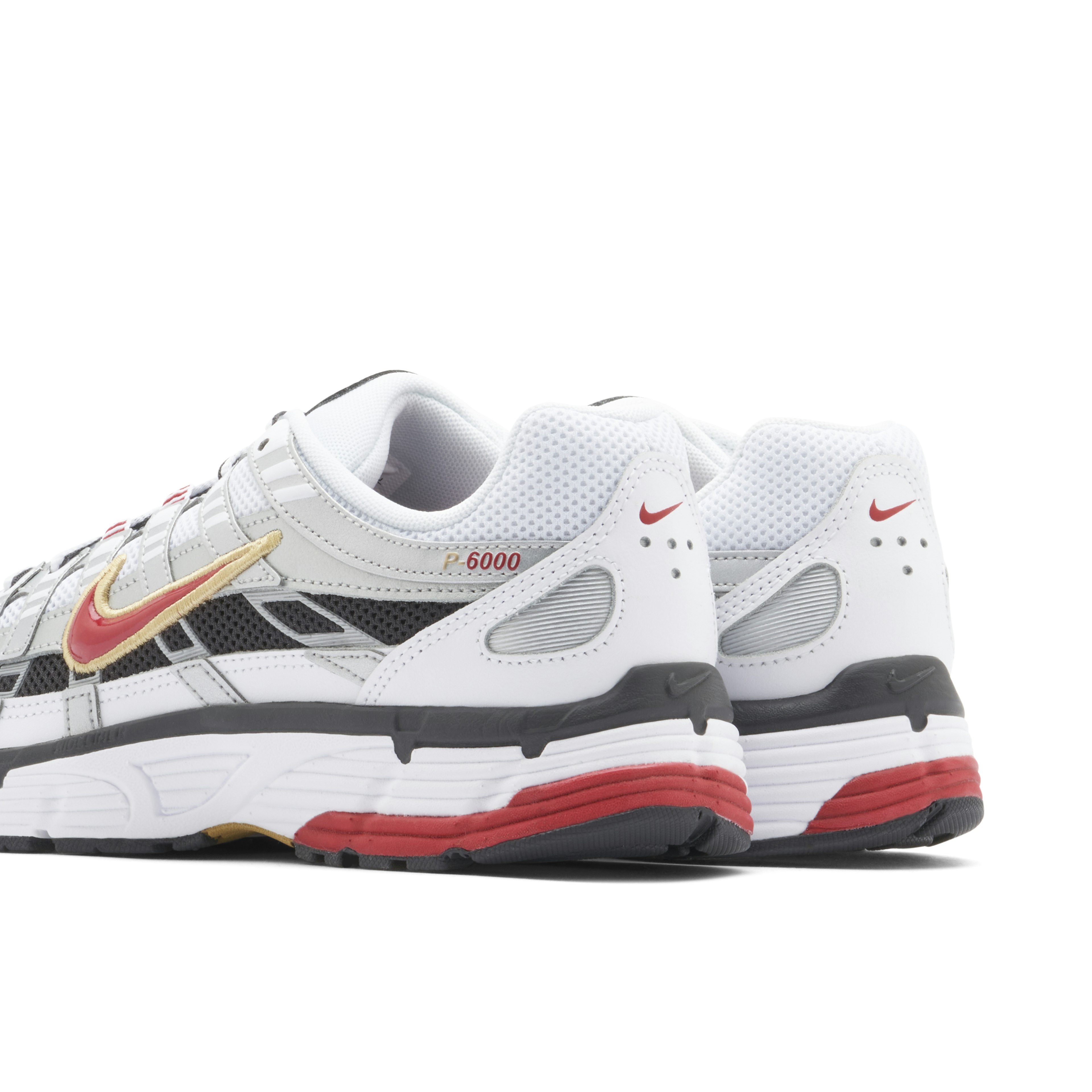 Nike P-6000 White Gold Red Womens