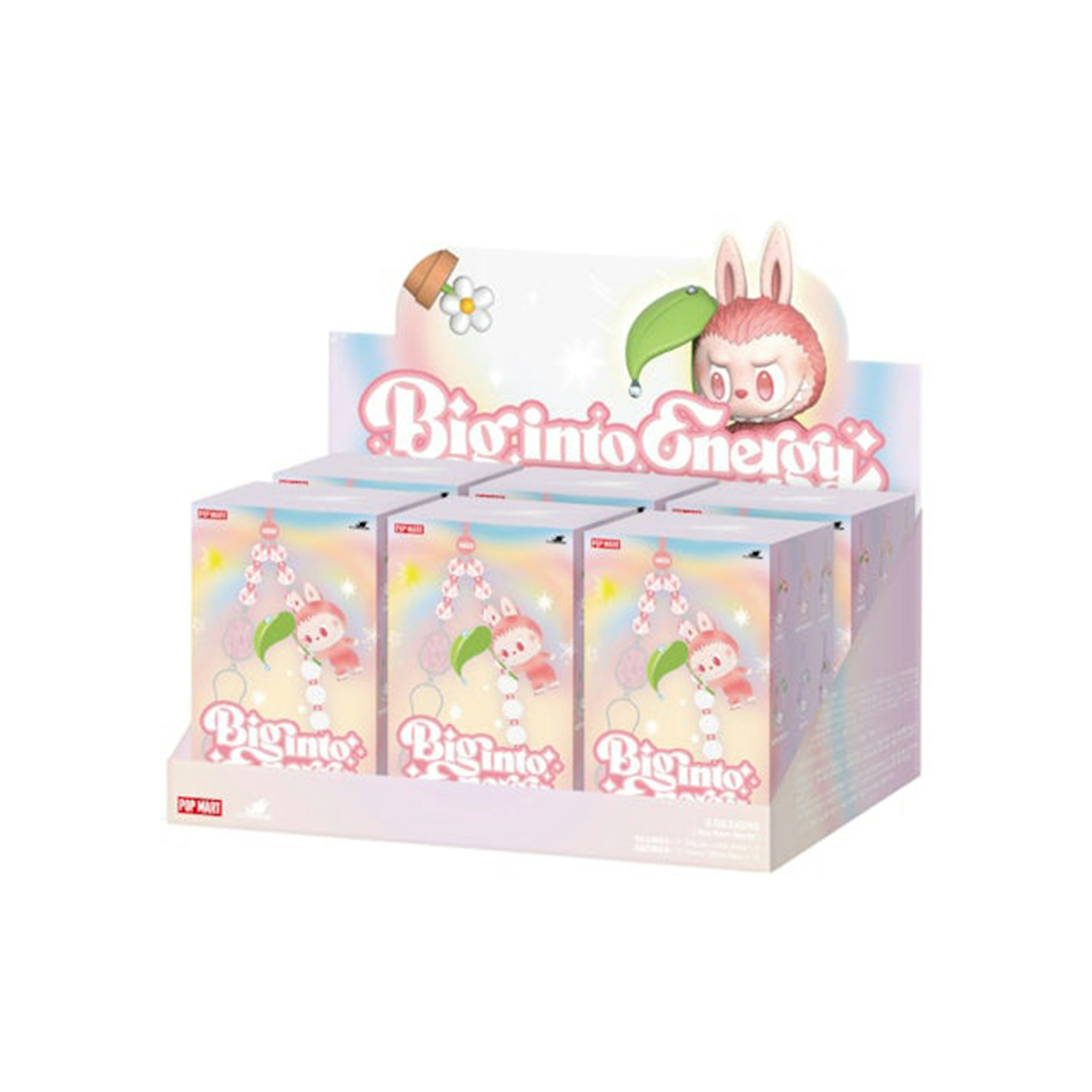 Pop Mart Labubu The Monsters Big into Energy Series Phone Charm Sealed Case (6 Blind Box)