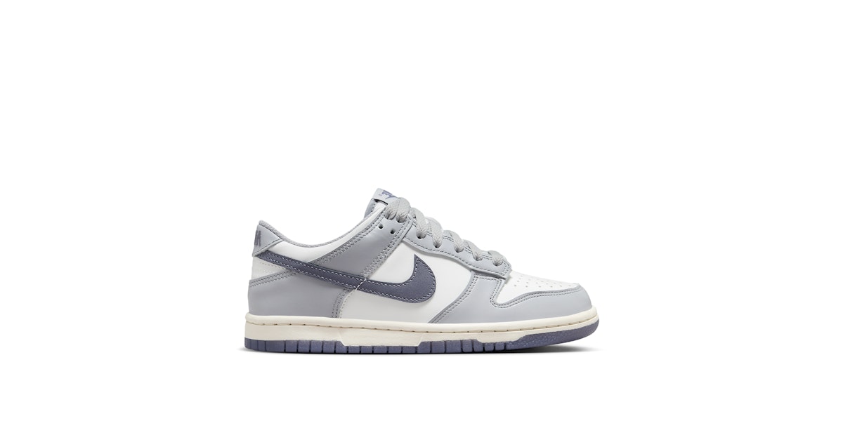 Nike Dunk Low Platinum Tint Light Carbon GS | FB9109-101 | Laced