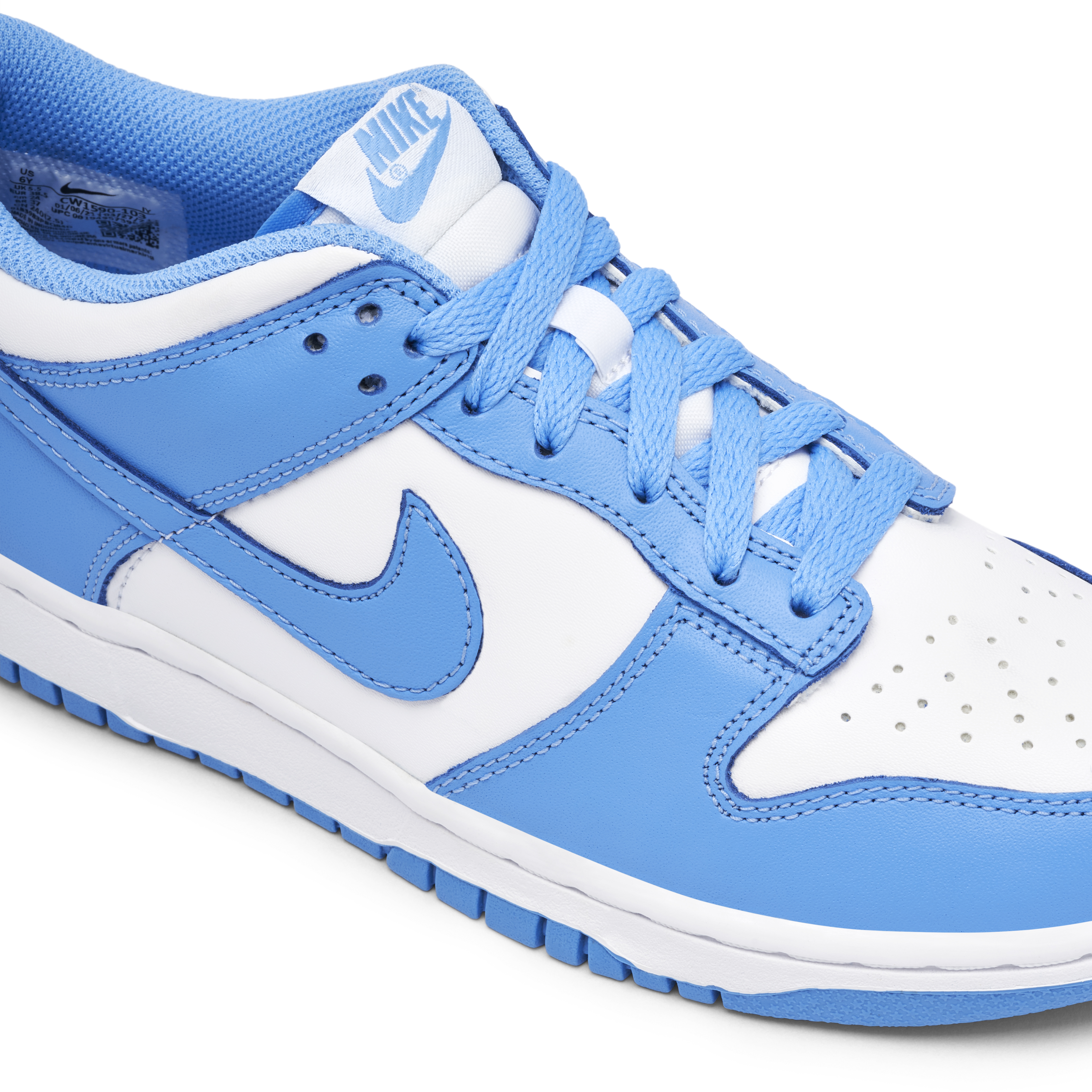 Nike Dunk Low University Blue GS CW1590 103 Laced