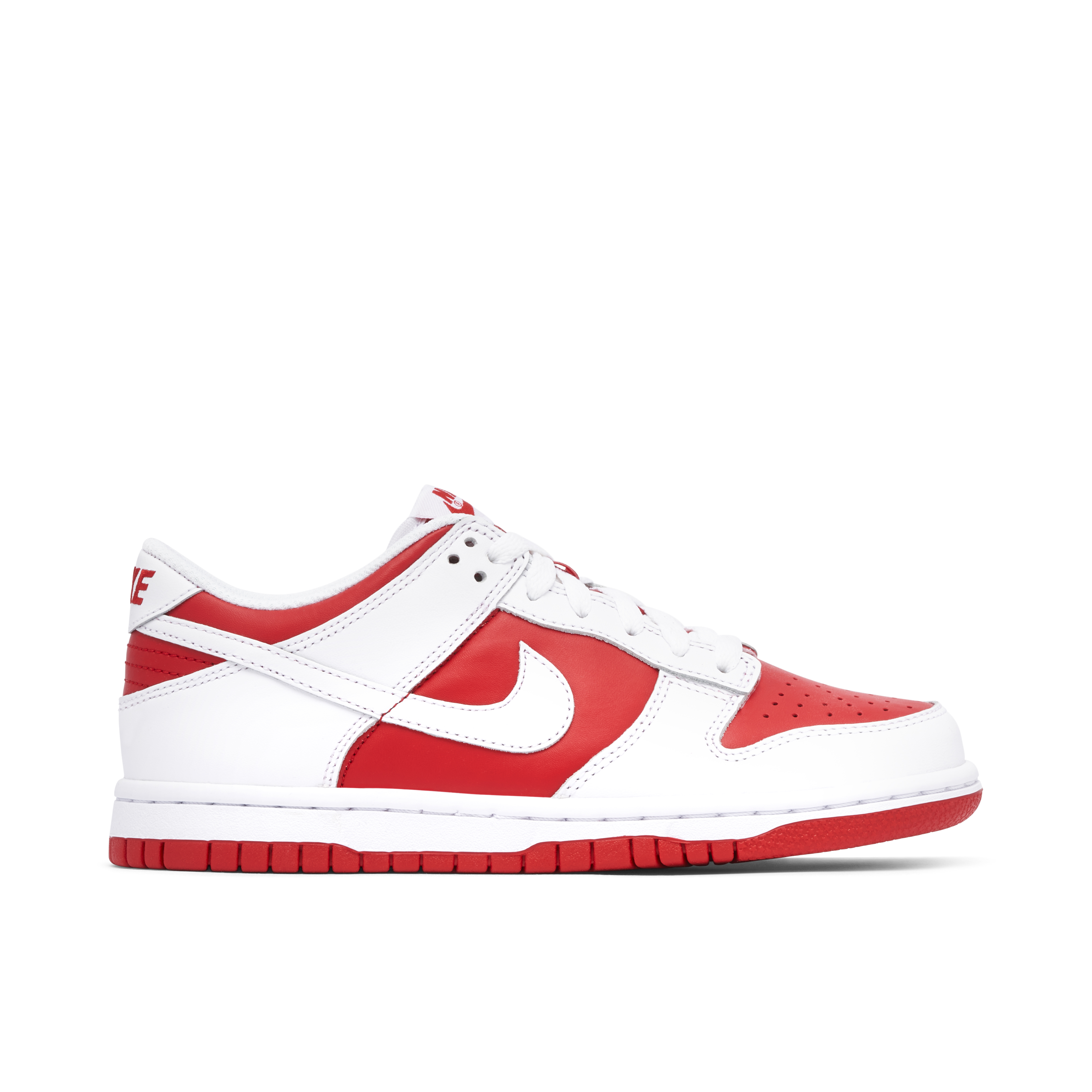 Cheapest Nike Dunk High Championship red GS