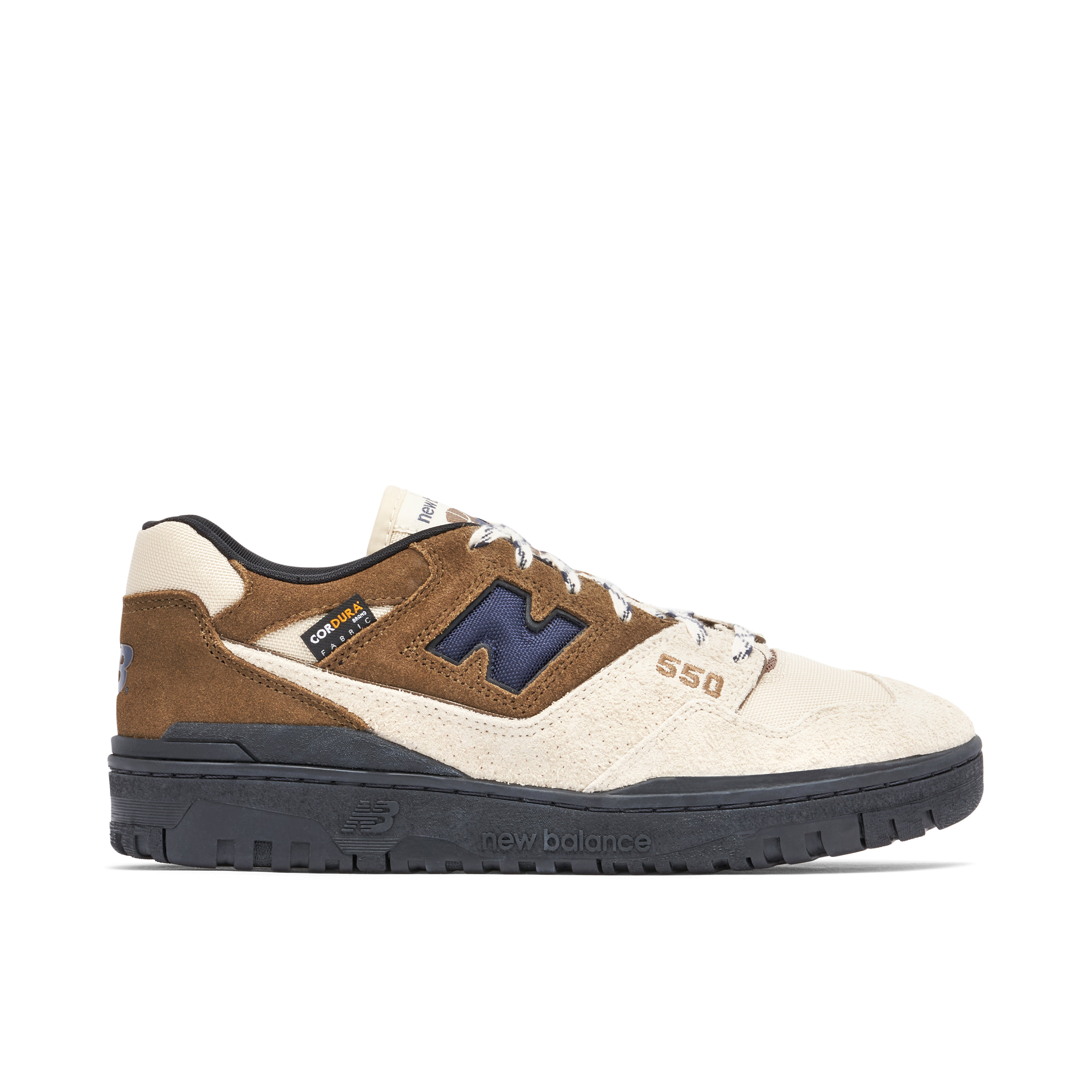 Size? x New Balance 550 Cordura Pack Sand Brown | BB550SI1 | Laced