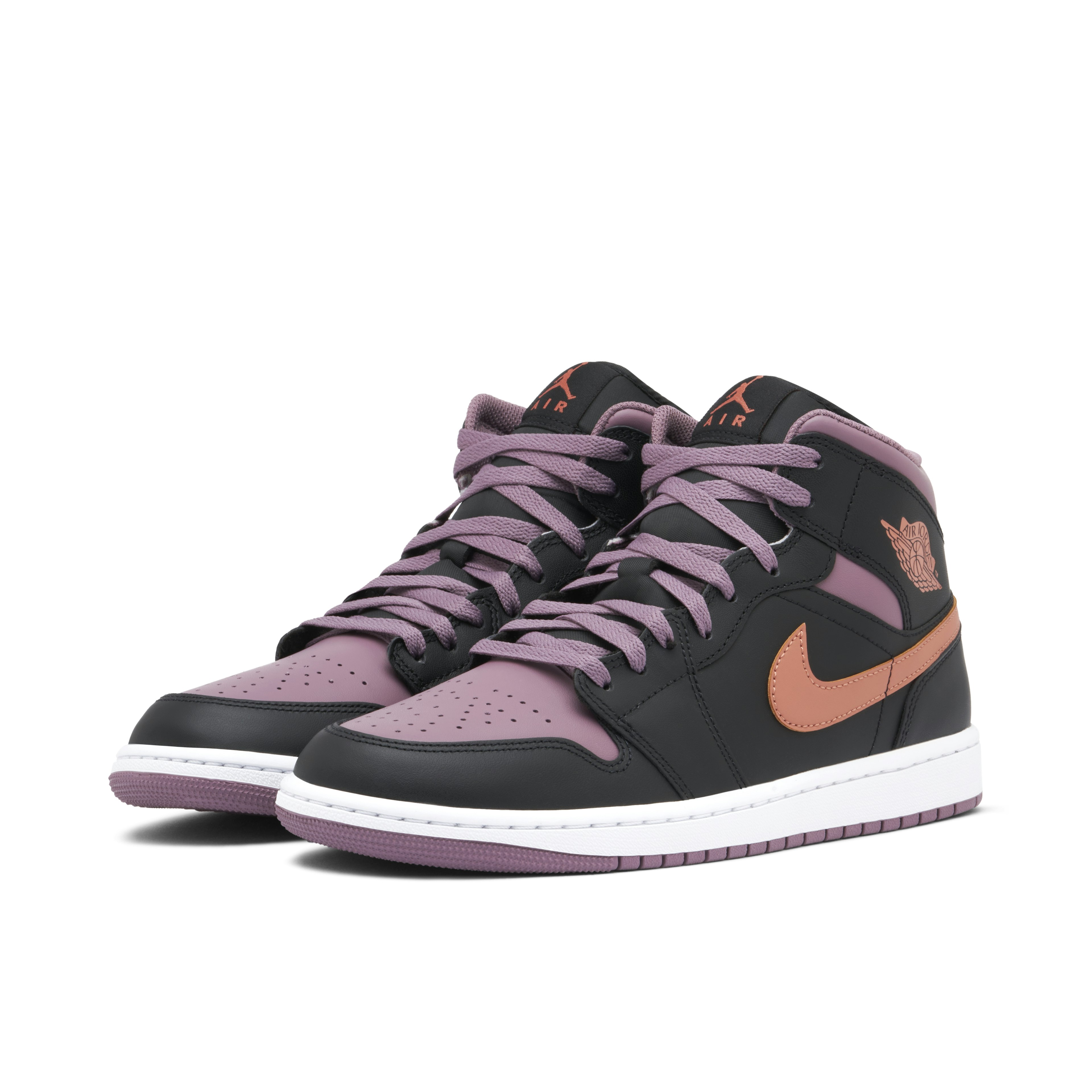 Air Jordan 1 Mid Black Sky J Mauve