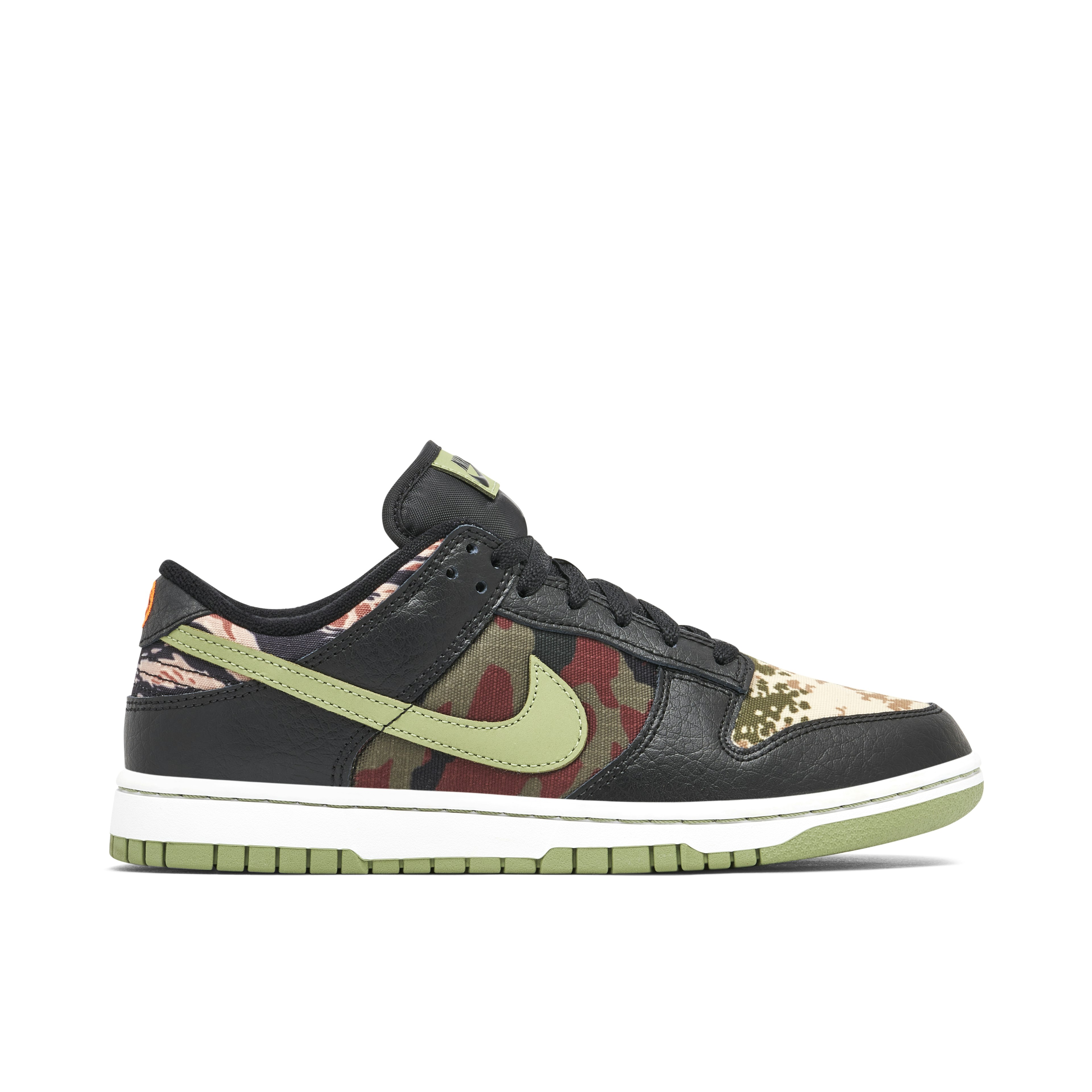 Nike Dunk Low Crazy Camo Oil Green