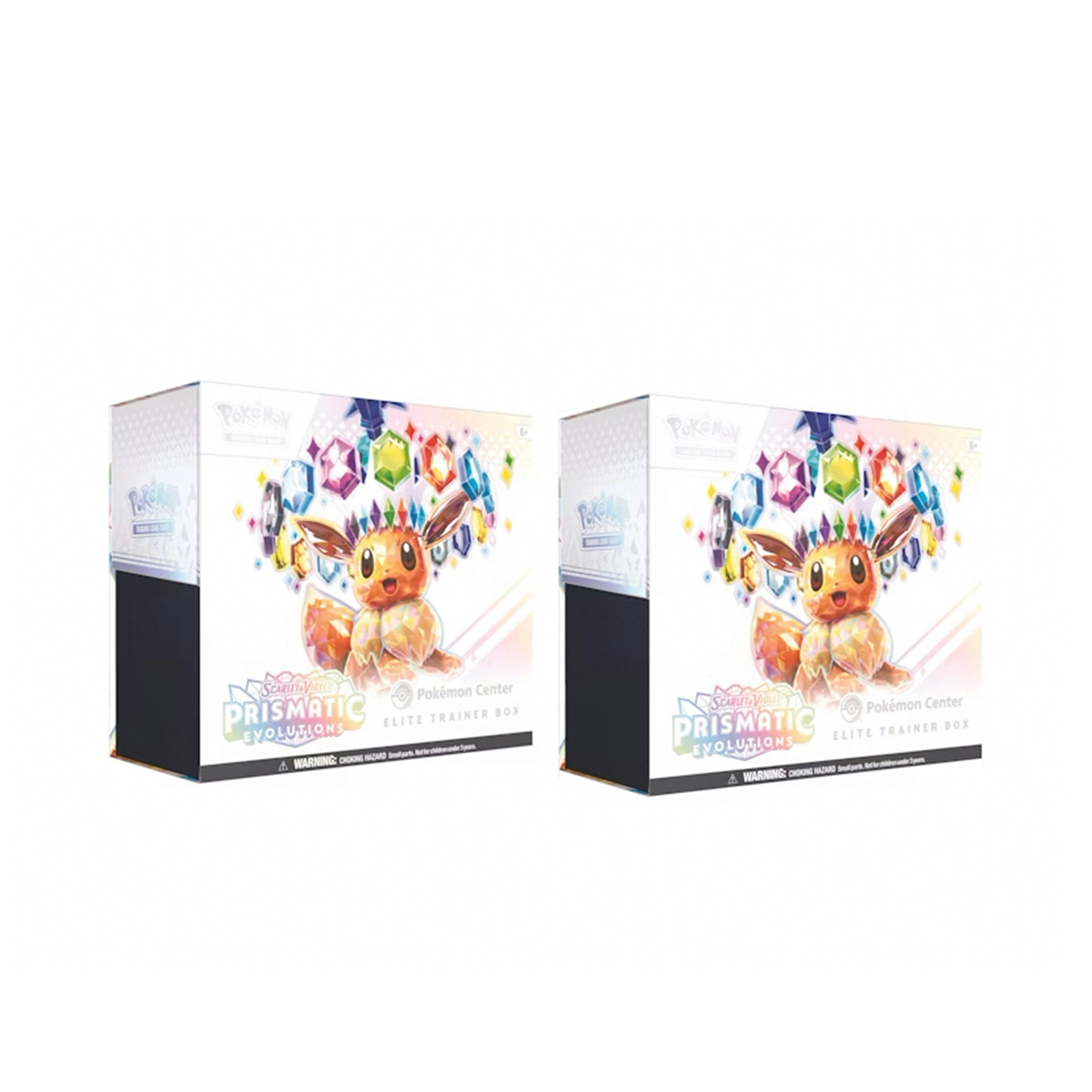 Pokémon Scarlet & Violet Prismatic Evolutions Elite Trainer Box 2x Lot