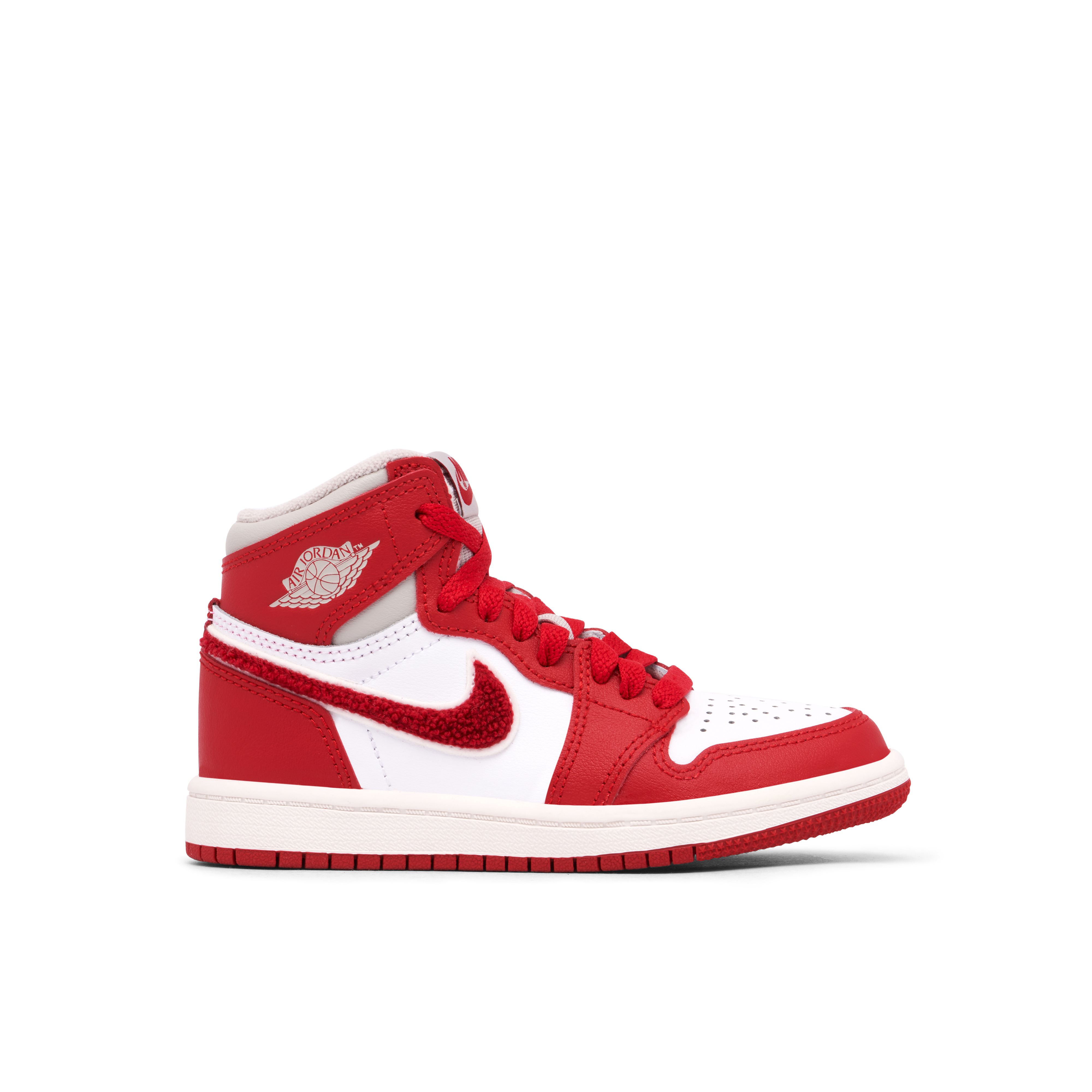 Jordan high tops red best sale